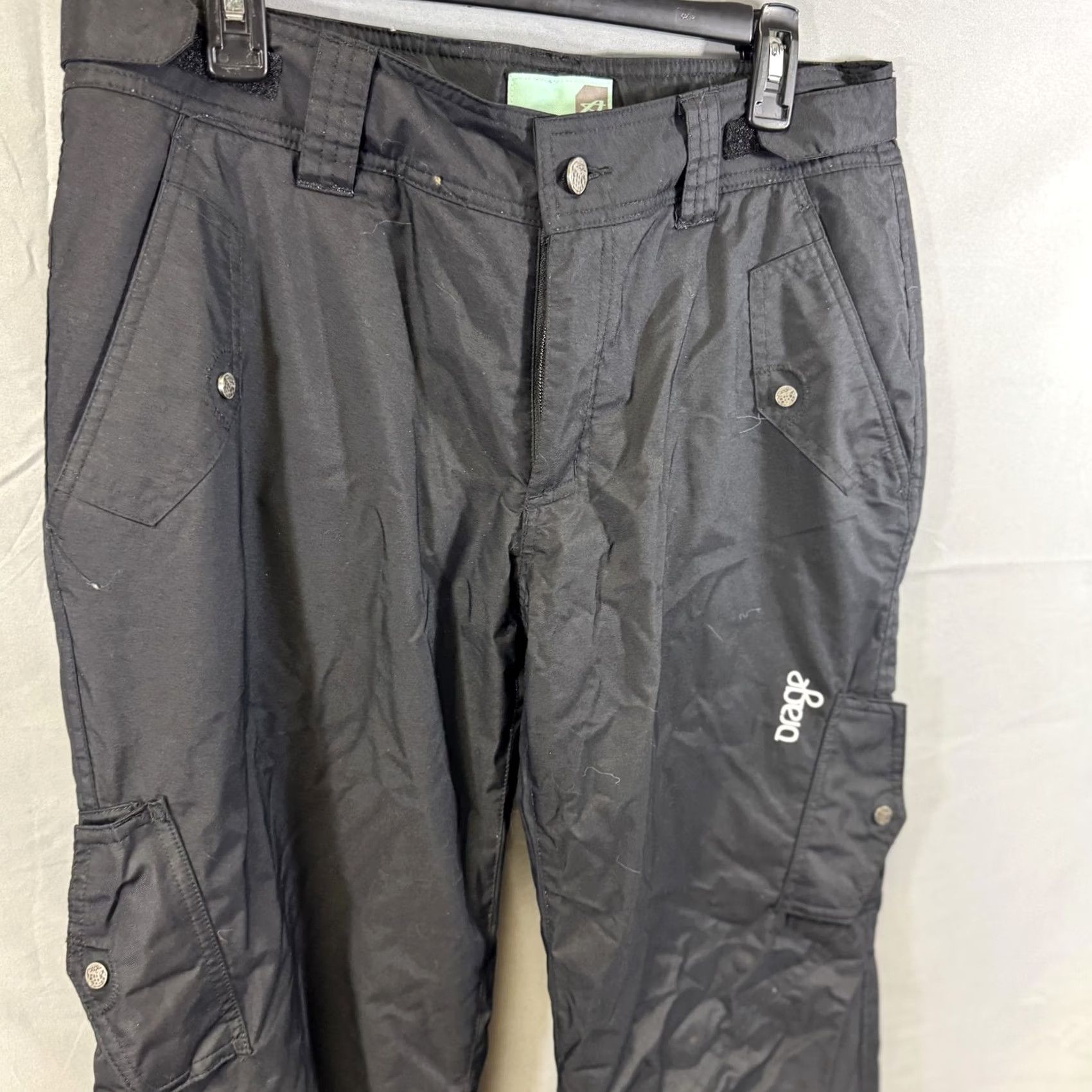 Orage Orage Pants Womens Large Black Snow Ski Snowboard Insulated Cargo Winter Size 36" / US 14 / IT 50 - 4 Thumbnail