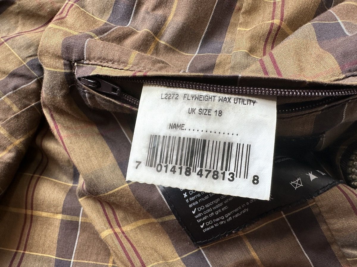 Barbour Ladies BARBOUR Flyweight Wax Utility Brown Coat Jacket UK 18 Size XL / US 12-14 / IT 48-50 - 20 Thumbnail