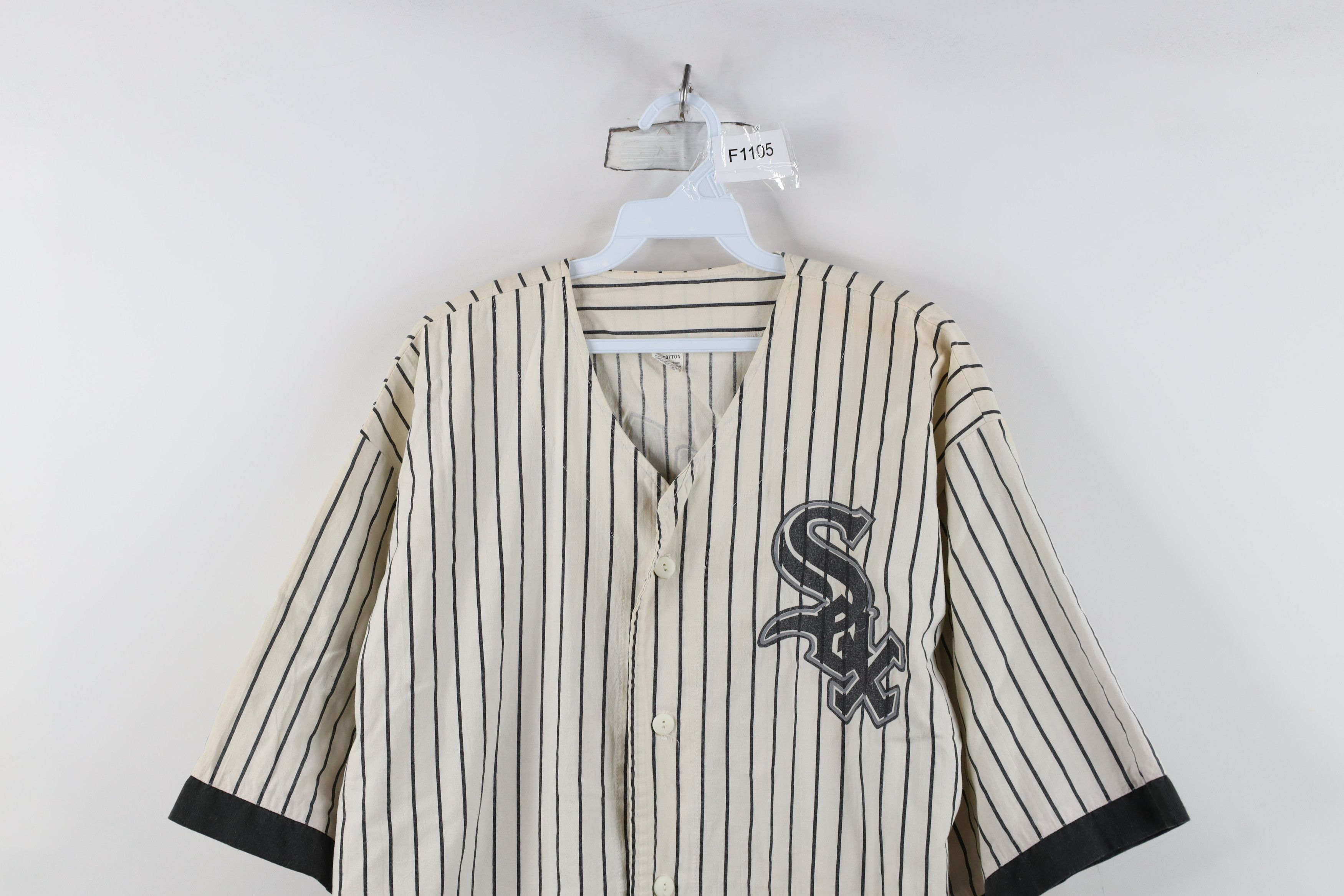 Vintage Vintage 90s Chicago White Sox Baseball Jersey USA Eazy E NWA Size US XL / EU 56 / 4 - 2 Thumbnail