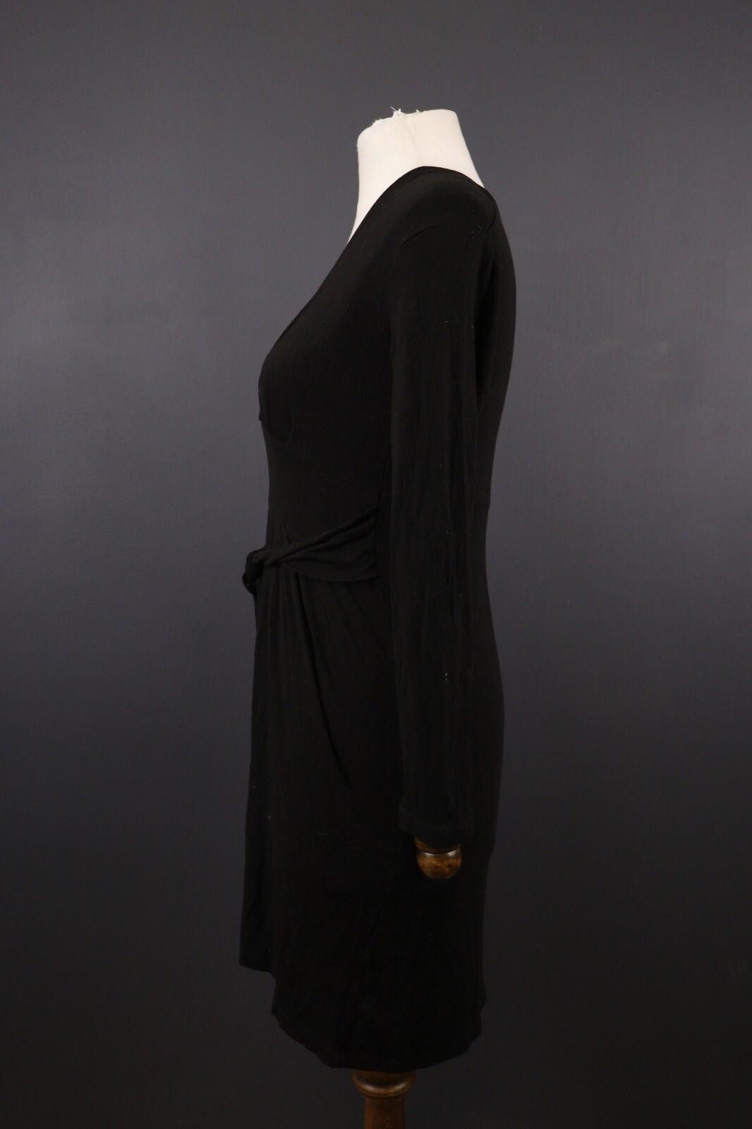 Other Bottega by Elisa Cavaletti Black A-Line Midi Dress Size L Size L / US 10 / IT 46 - 5 Thumbnail