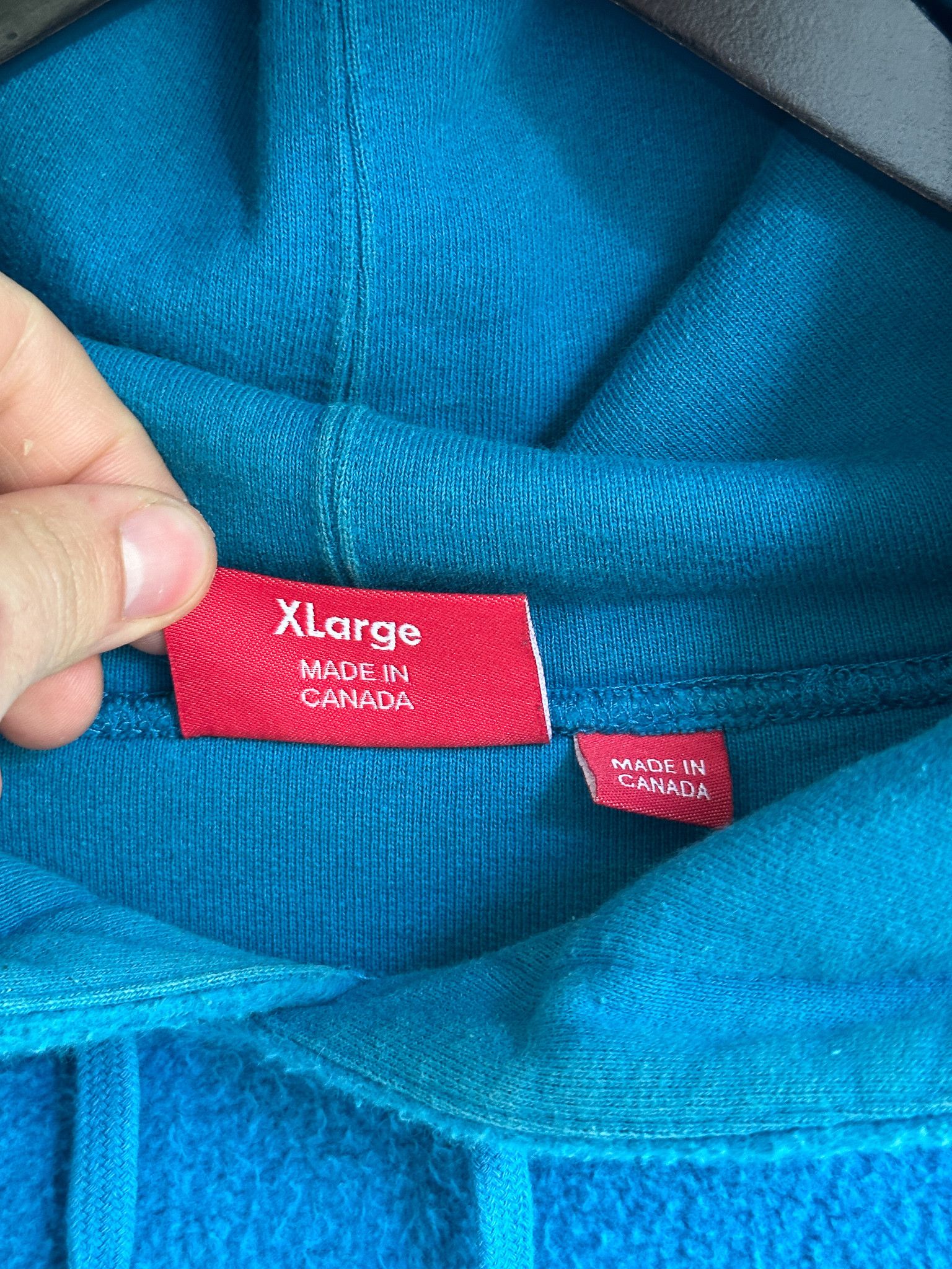Supreme Supreme Reverse Fleece Hooded Sweatshirt Size US XL / EU 56 / 4 - 6 Thumbnail
