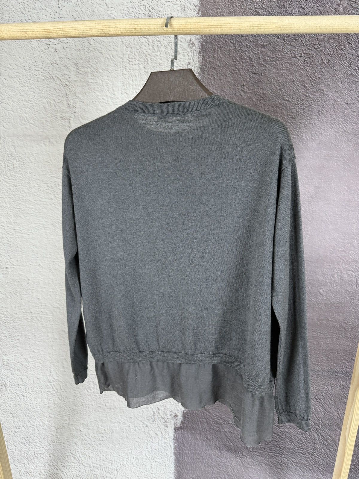 Fabiana Filippi Fabiana Filippi Merino wool grey sweater knitwear jumper Size M / US 6-8 / IT 42-44 - 13 Thumbnail