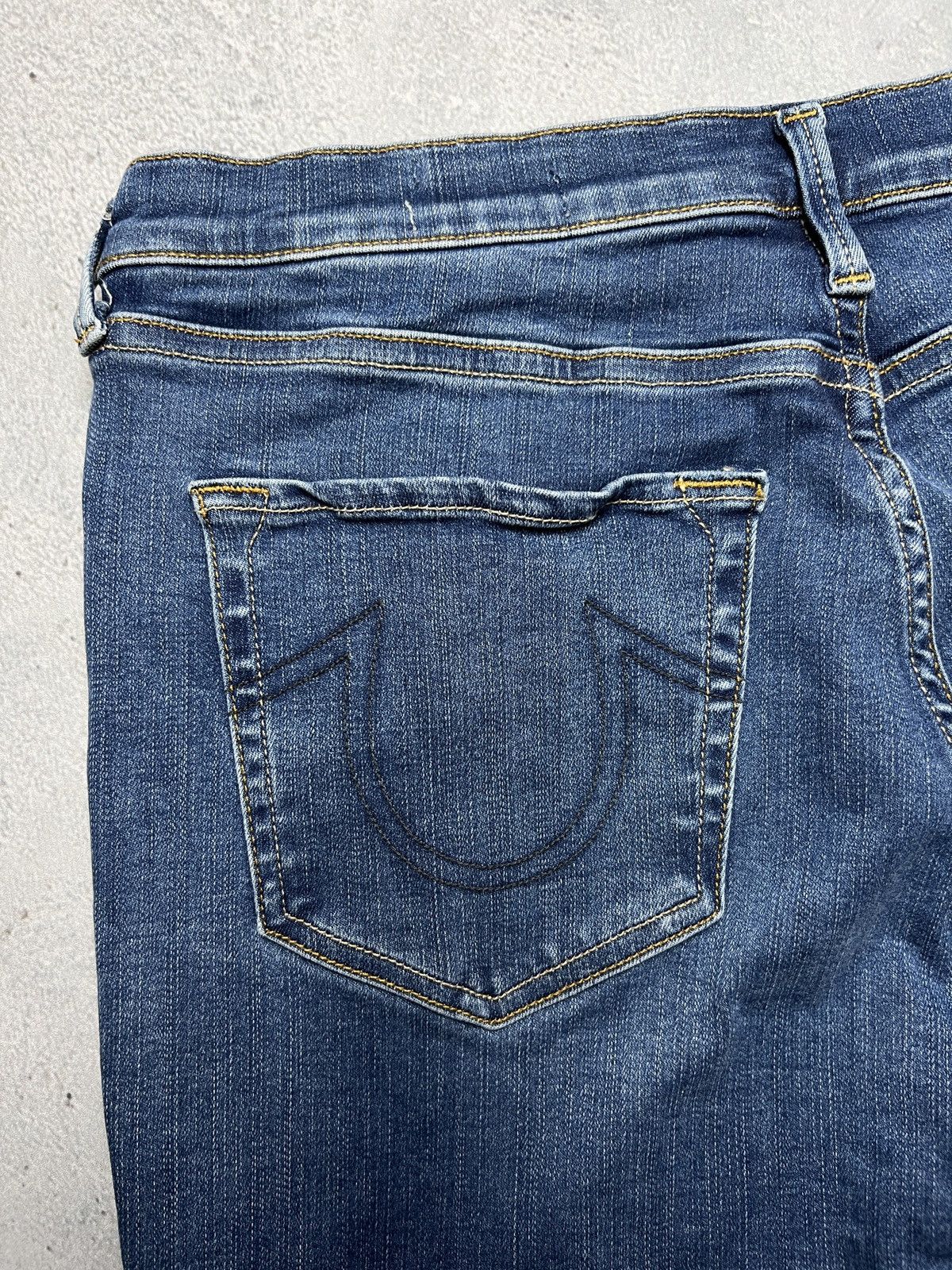 True Religion Vintage True Religion Studded Highrise Halle Denim Jeans y2k Size 31" - 9 Thumbnail