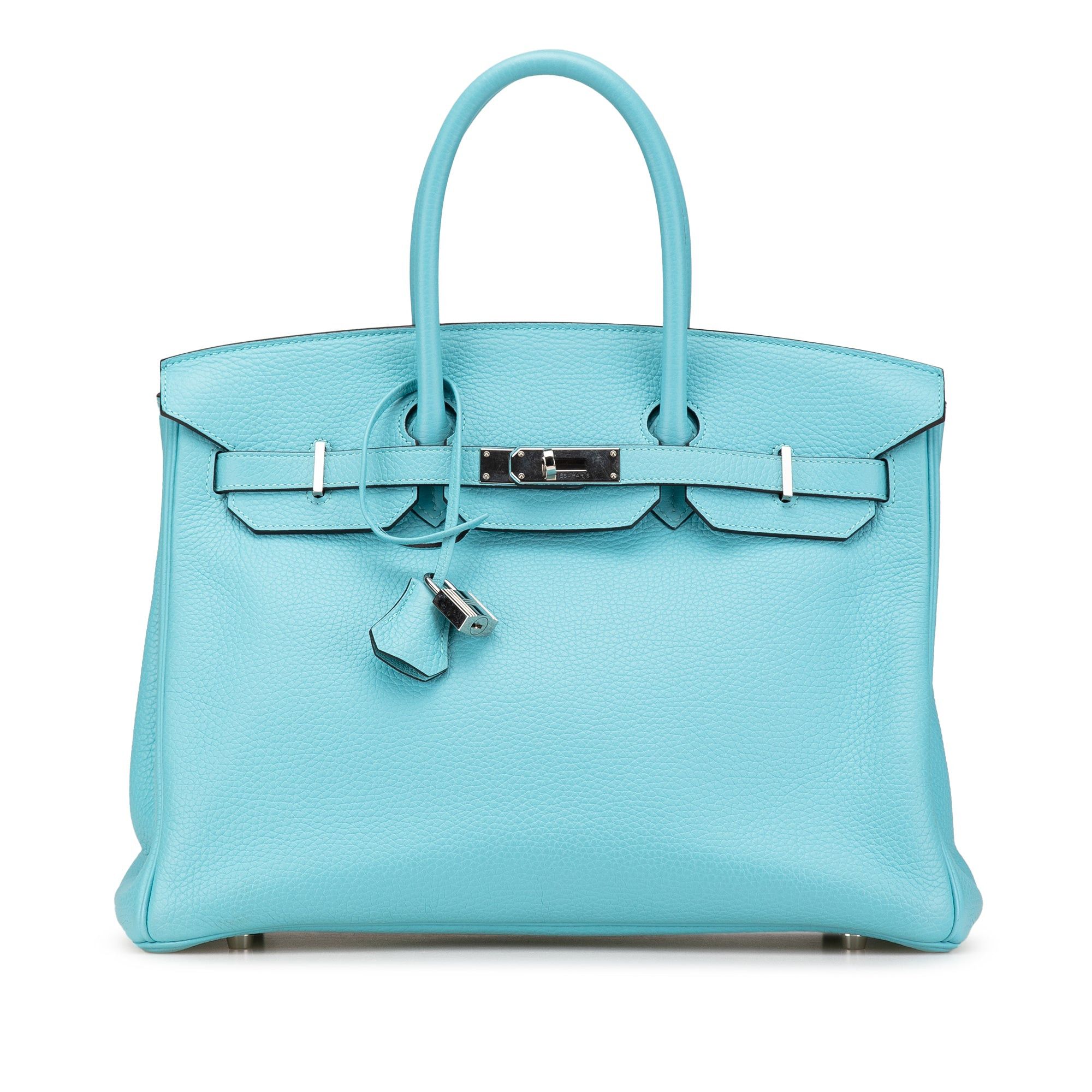 Hermes Hermès Togo Birkin Retourne 35 Blue Size ONE SIZE - 1 Thumbnail
