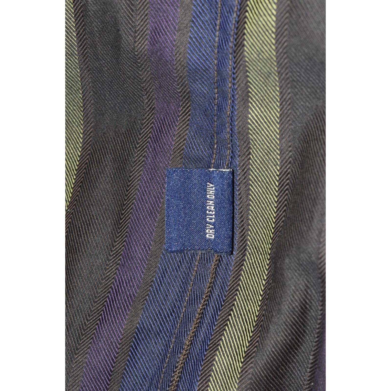 Robert Graham ROBERT GRAHAM Regal Stripe Cotton W/Silk Trim LS Shirt Sz XL Size US XL / EU 56 / 4 - 8 Thumbnail