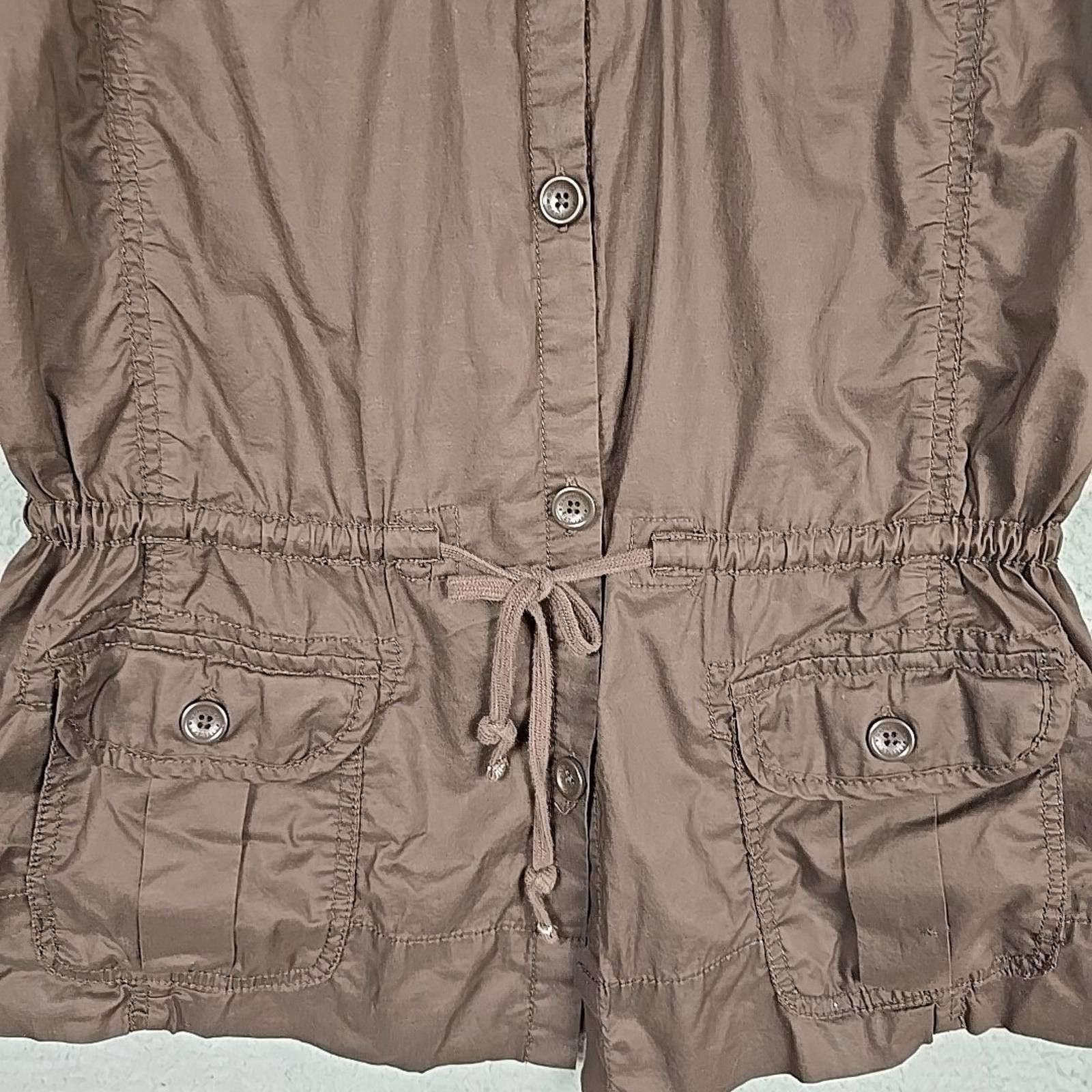 Gap Gap Women's Cargo Size M Brown Cotton Long Sleeve Shirt Size M / US 6-8 / IT 42-44 - 5 Thumbnail