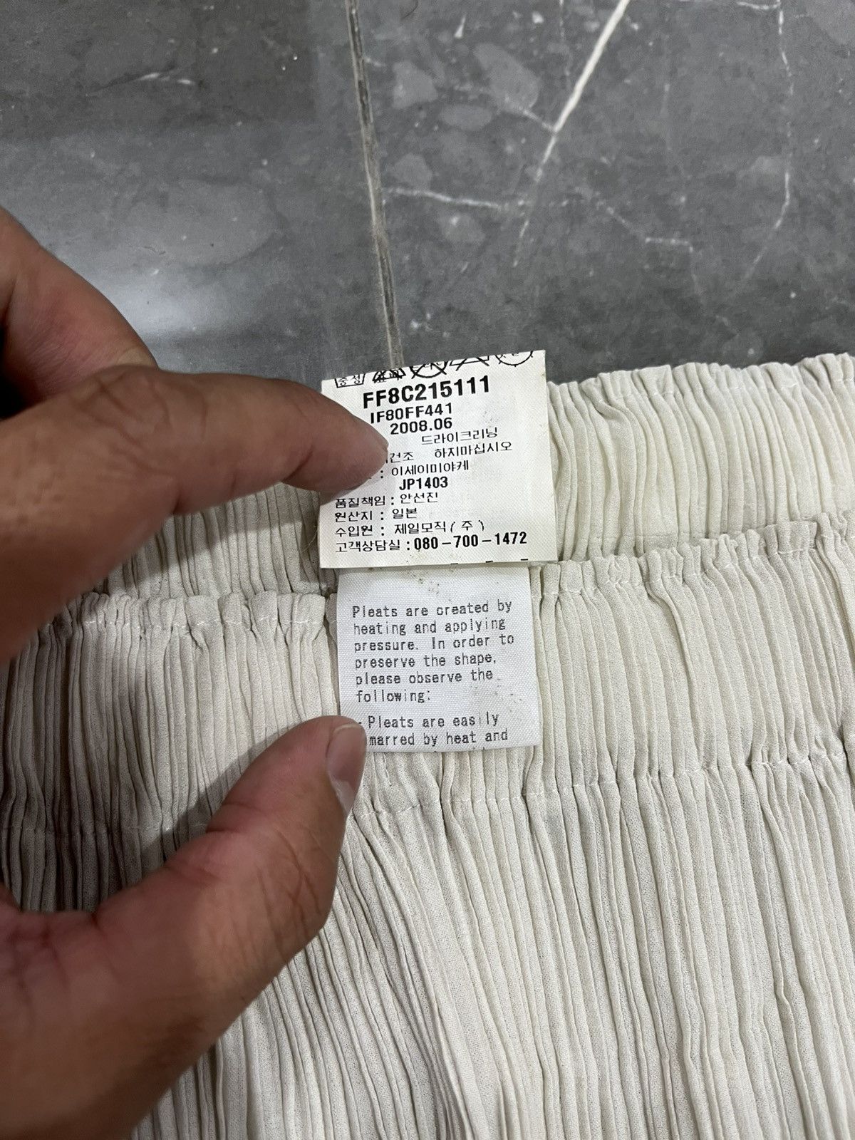 Pleats Please Issey Miyake ISSEY MIYAKE FETE 90s Size 31" - 4 Thumbnail