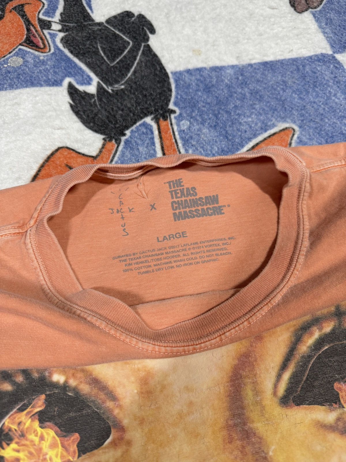 Travis Scott Travis Scott Texas chainsaw massacre tee Size US L / EU 52-54 / 3 - 5 Thumbnail