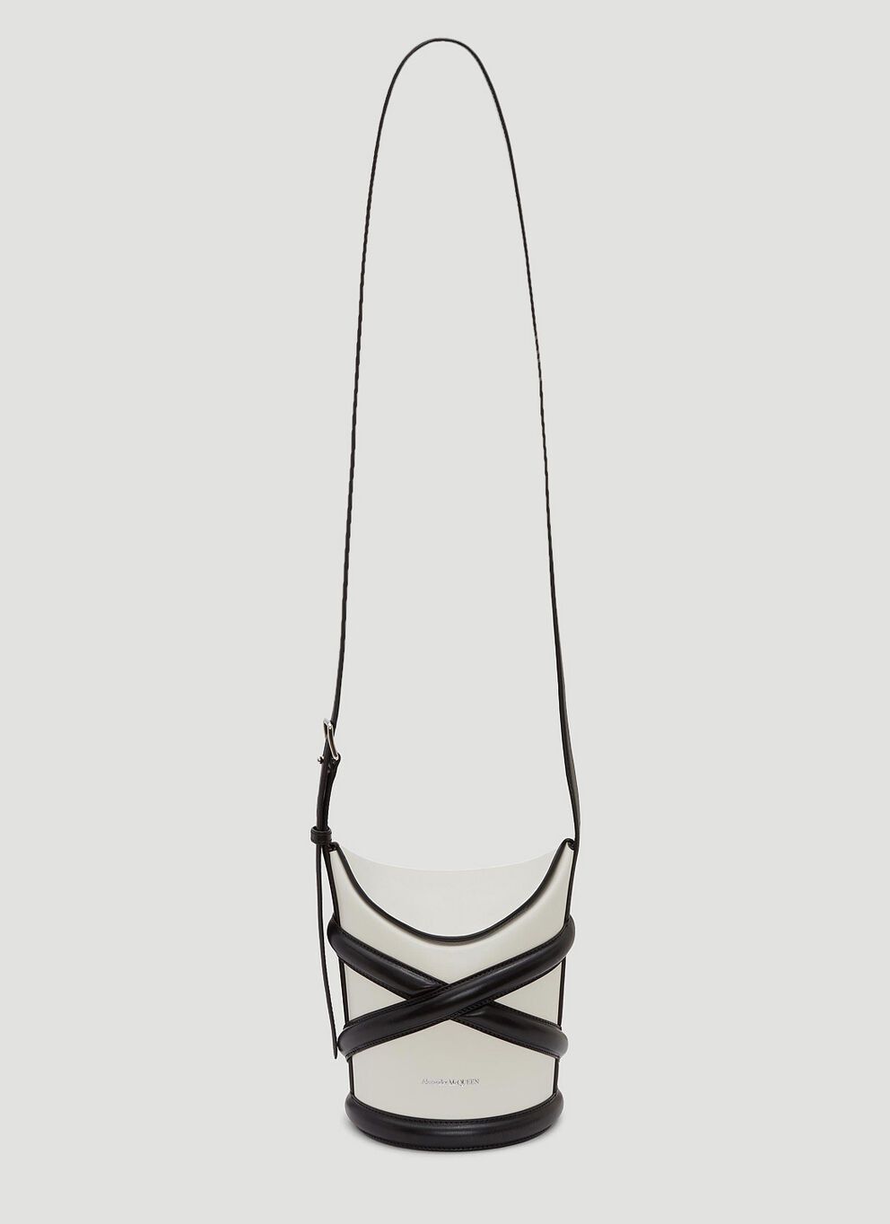 Alexander McQueen o1w1db10925 Size: OS/The Curve in Black/White Size ONE SIZE - 2 Thumbnail