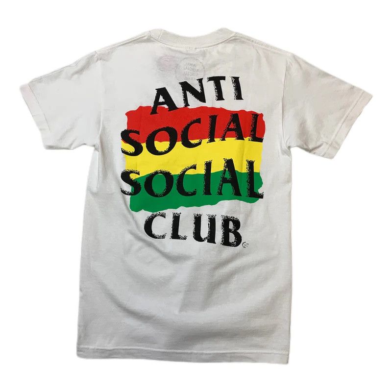 image of Anti Social Social Club Bobsled Tee in White, Men's (Size Small)