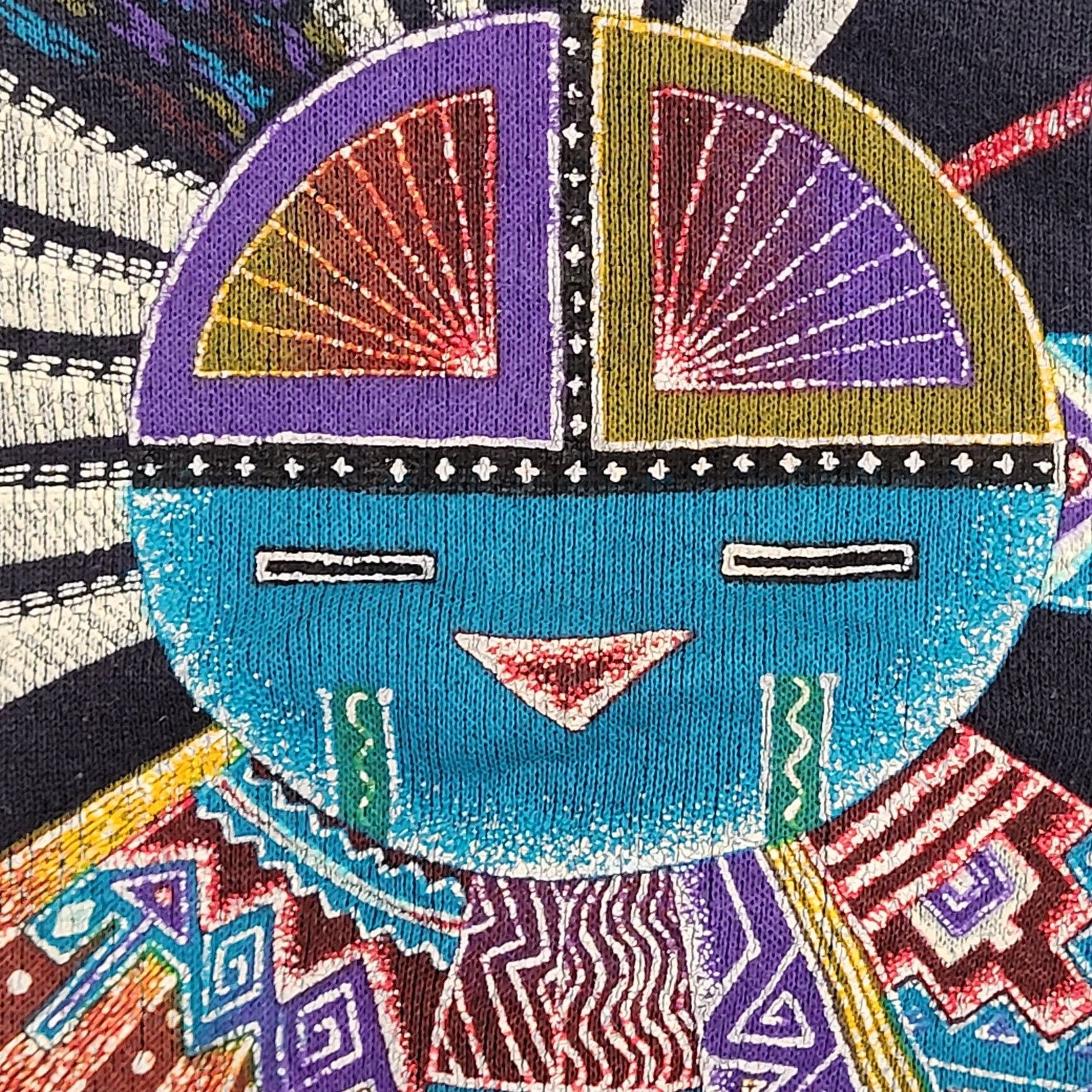 Tultex Vintage Native-American Sweatshirt Womens 2XL 26x26 Boxy Size XXL / US 16-18 / IT 52-54 - 11 Thumbnail