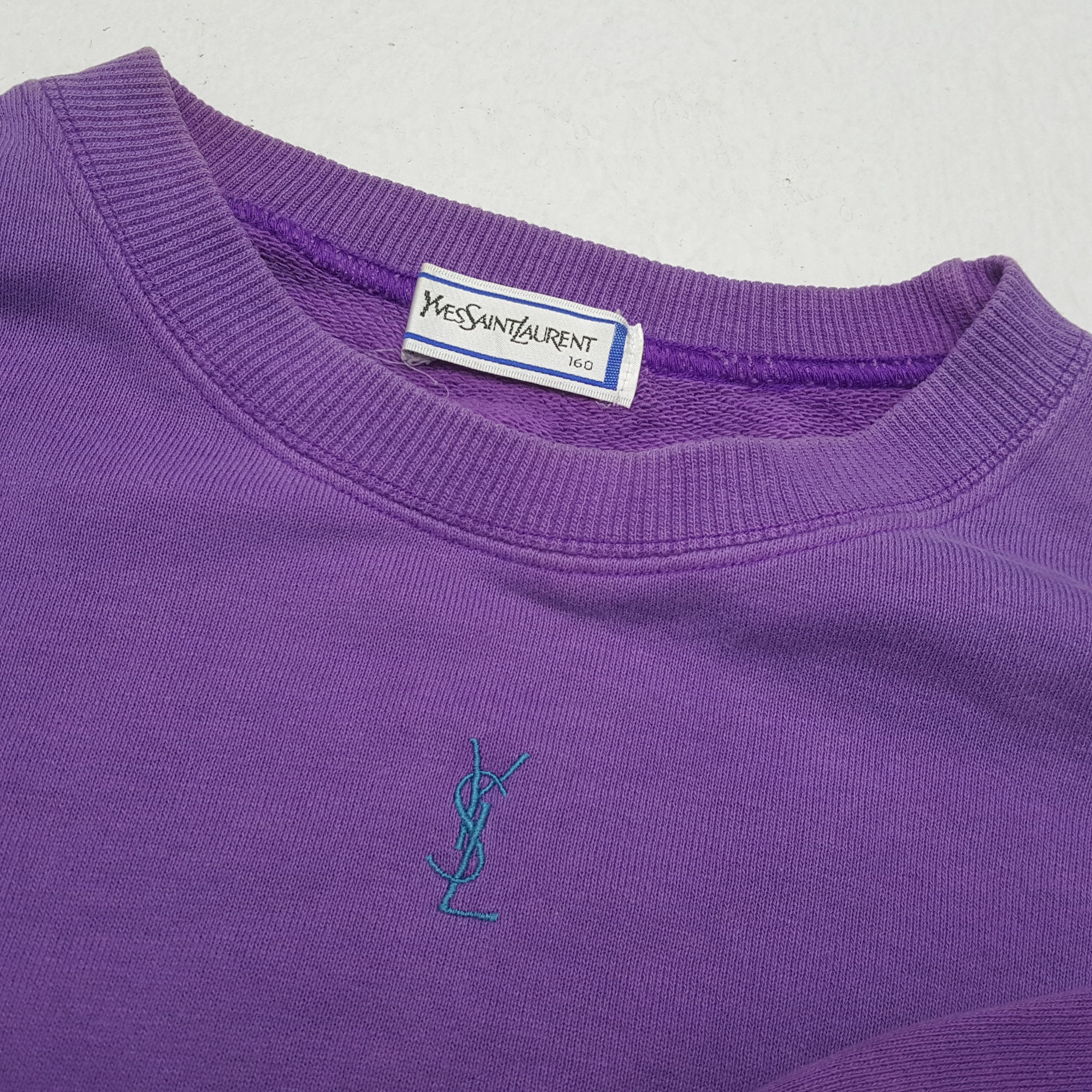Vintage × Yves Saint Laurent Vintage YVES SAINT LAURENT Italian Fashion Brand Sweatshirts Size US L / EU 52-54 / 3 - 10 Thumbnail
