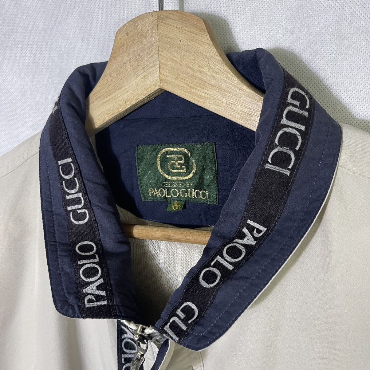 Paolo Gucci Rare! Vintage Paolo Gucci Tape Jacket Size US M / EU 48-50 / 2 - 8 Thumbnail