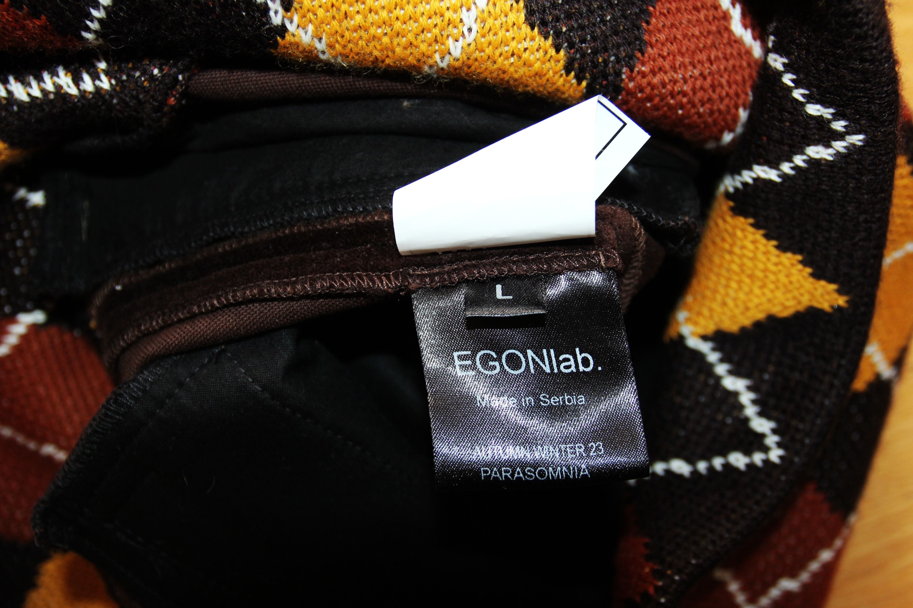 Egon Lab BNWT AW23 EGONLAB "PARASOMNIA" VELVET JOGGERS L Size US 34 / EU 50 - 10 Thumbnail