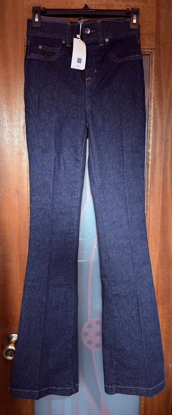 Spanx Spanx Shape Original Everywhere Flare Indigo Hi Rise Jeans Size 24" / US 00 / IT 34 - 1 Thumbnail