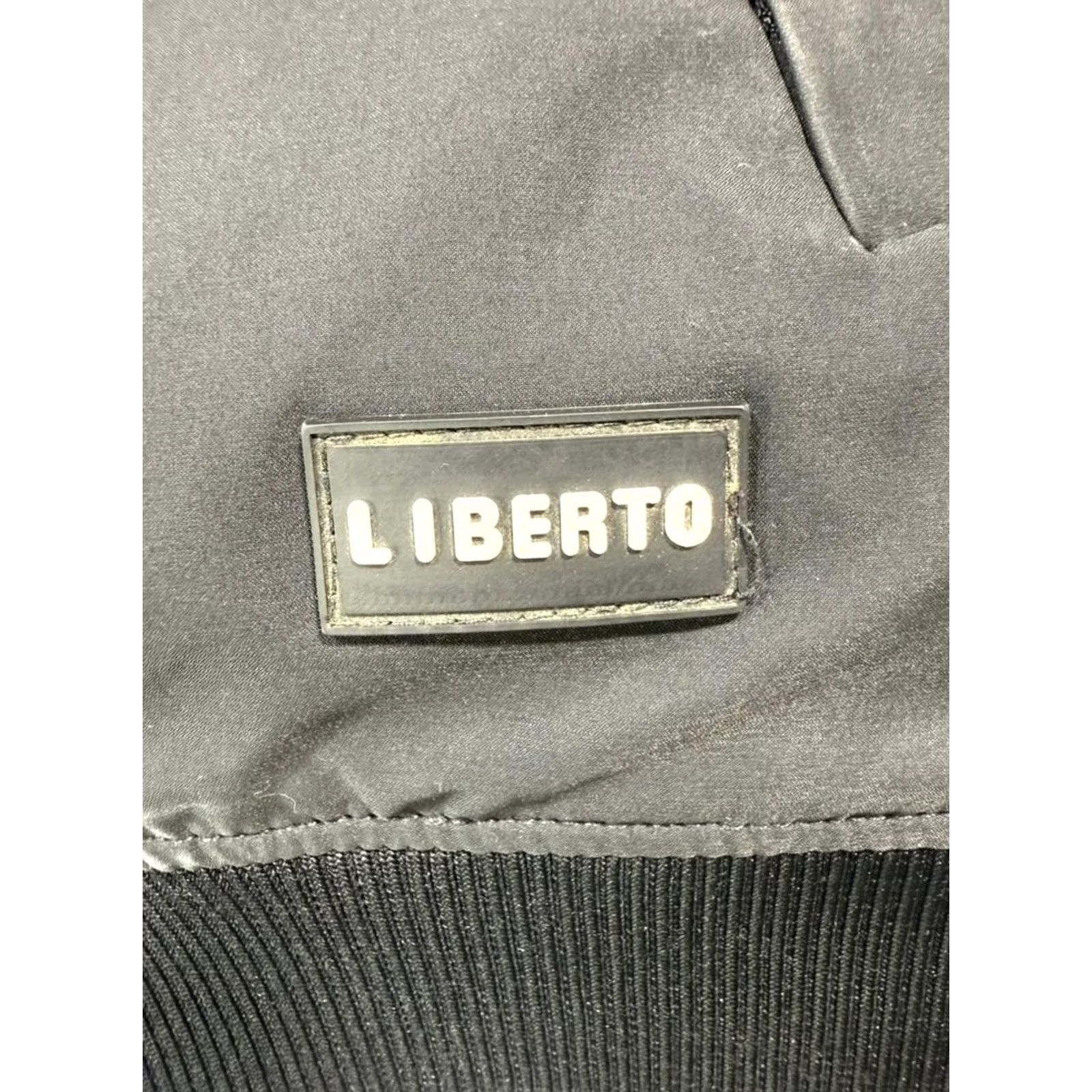 Vintage Liberto Men’s Black Full Zip Bomber Jacket Polyester Size L Size US L / EU 52-54 / 3 - 6 Thumbnail