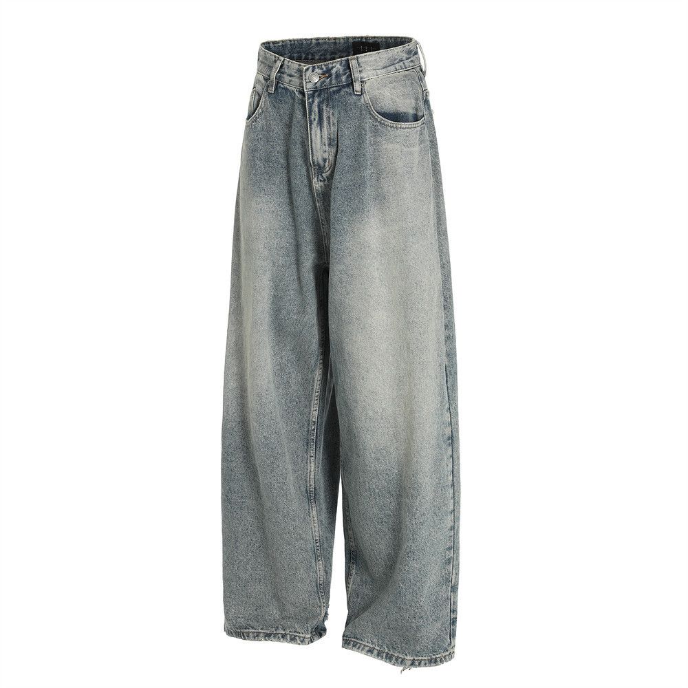Japanese Brand × Jean Retro punk heavy distressed washed gradient jeans Size US 32 / EU 48 - 2 Thumbnail
