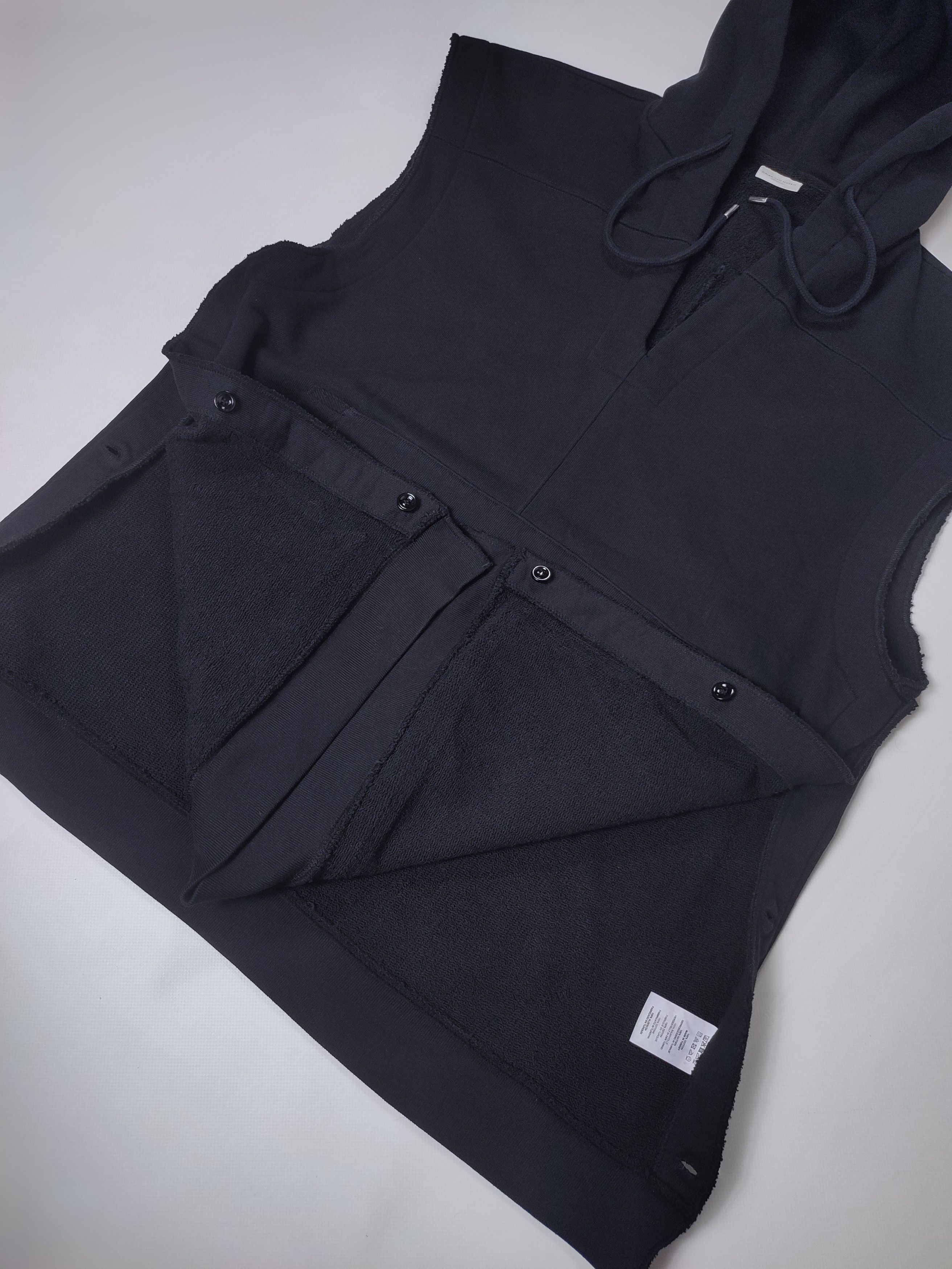 Dries Van Noten Oversized sleeveless hoodie Rick Owens Vetements Vuja De Size US M / EU 48-50 / 2 - 9 Thumbnail