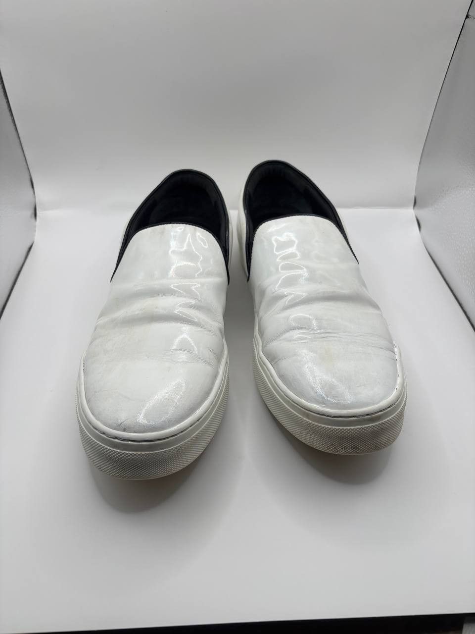 Celine Celine Phoebe Philo White Leather Skate Slip-Ons Size 41 Size US 8 / EU 41 - 22 Thumbnail