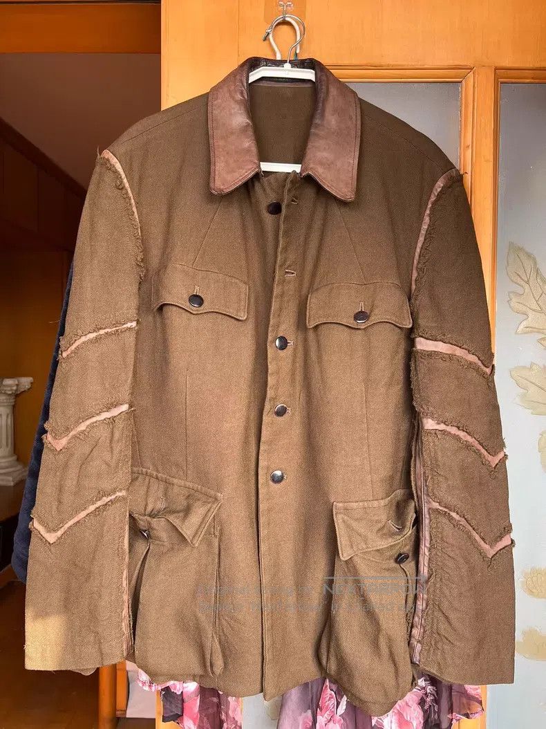 Yohji Yamamoto Yohji Yamamoto 03 aw kangaroo patchwork hunting jacket Size US M / EU 48-50 / 2 - 1 Thumbnail