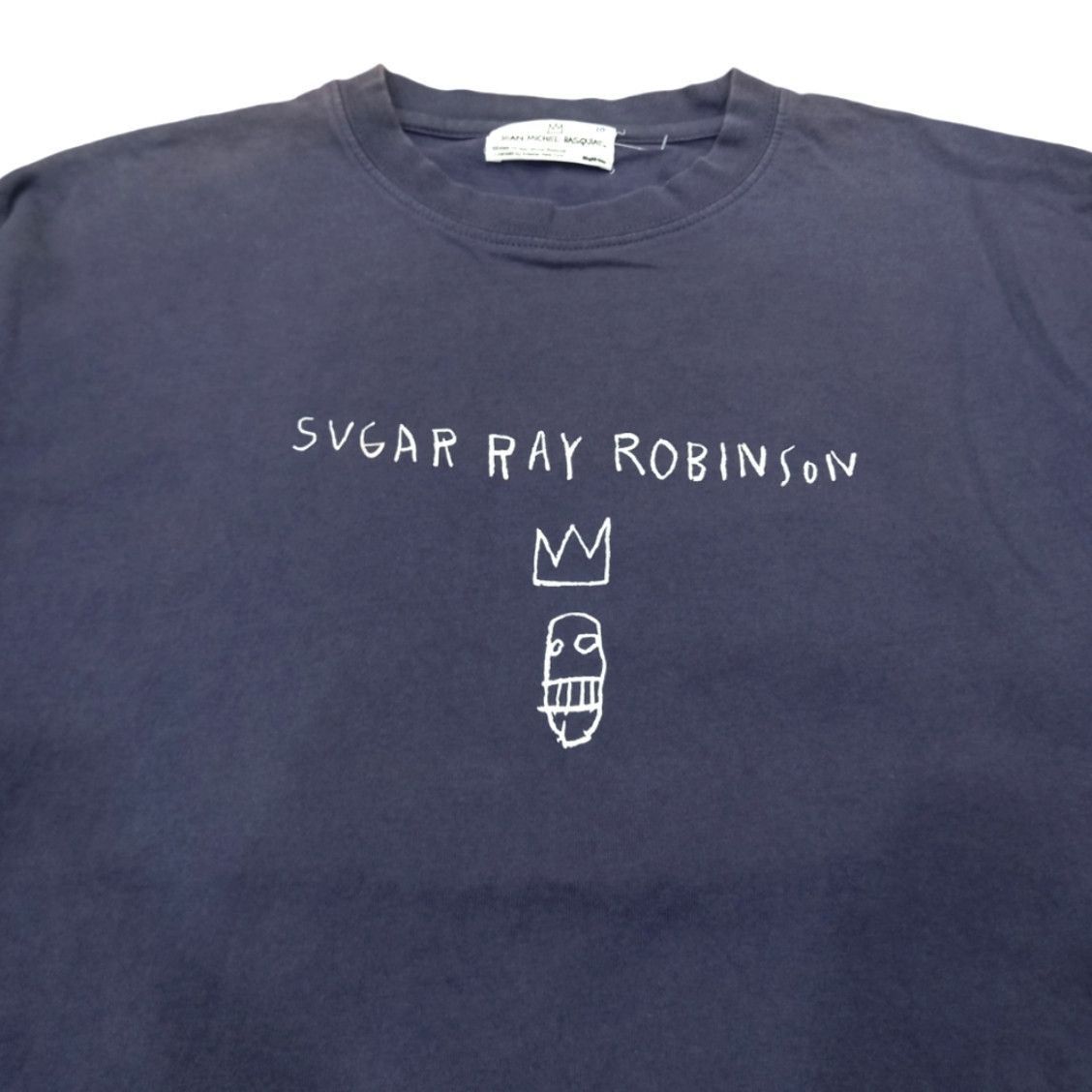 Designer × Jean-Michel Basquiat Vintage Jean Michel Basquiat Sugar Ray Robinson Backhit L/S Size US L / EU 52-54 / 3 - 4 Thumbnail