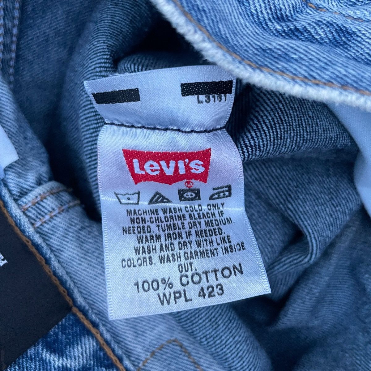 Levi's RARE 1/OFF Paris(re)made Reworked Levi's Double Jeans Size US 28 / EU 44 - 14 Thumbnail