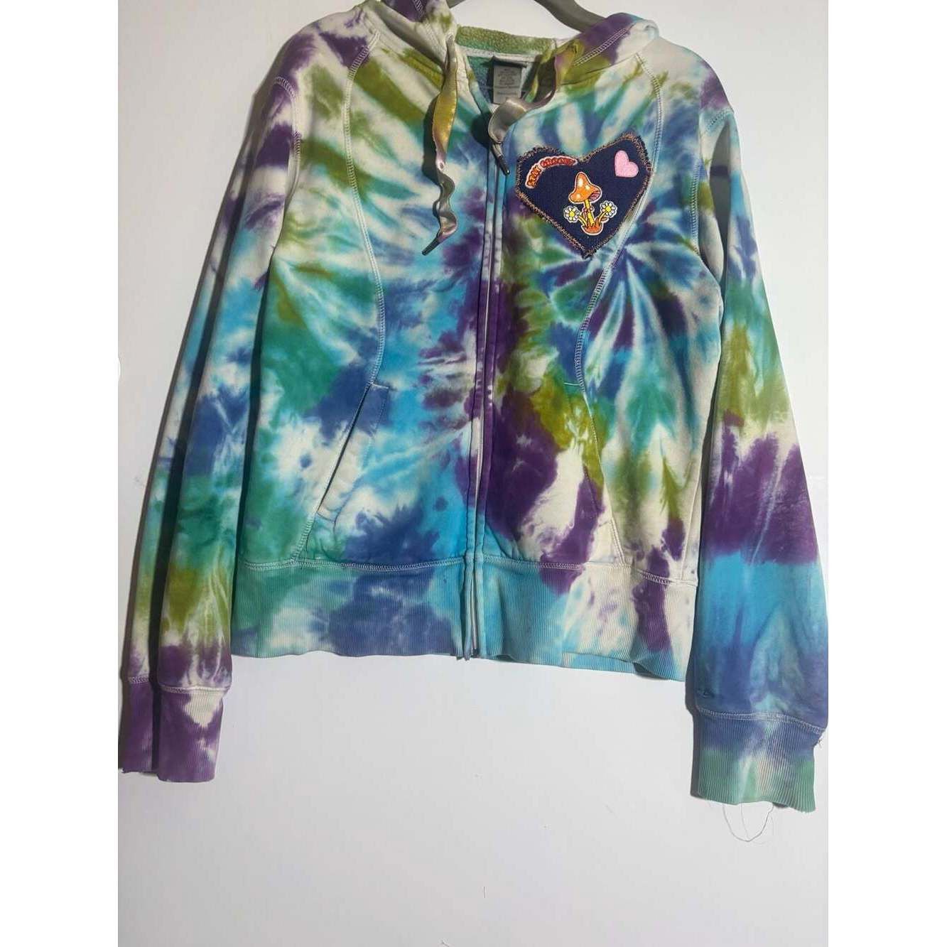 Champion Reworked Dead Champion Stay Weird Mushroom Tie Dye Full Zip Size M / US 6-8 / IT 42-44 - 2 Thumbnail