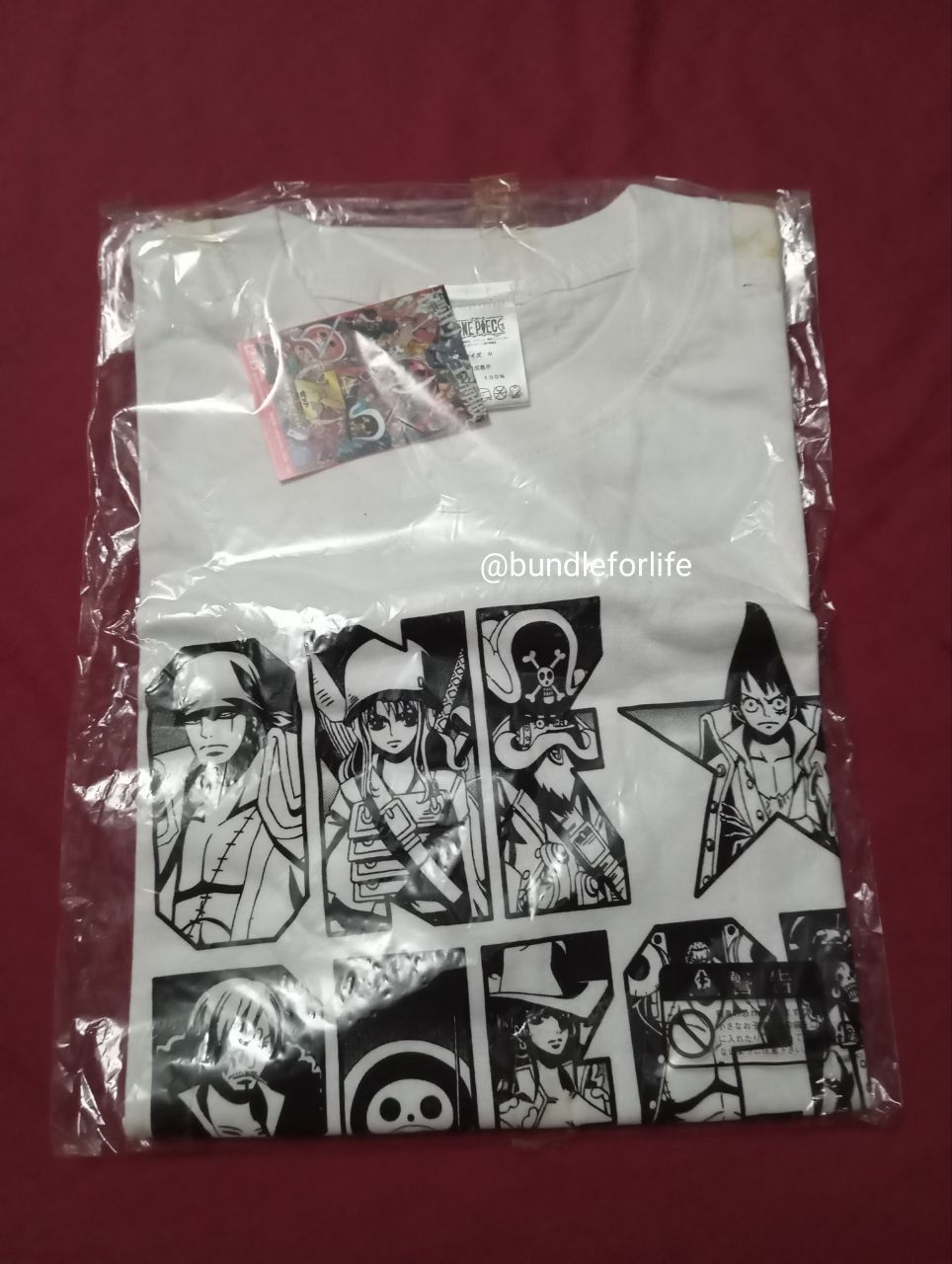 Japanese Brand NEW 2012 One Piece Z Film - Straw Hat Crew ☠️ Size US M / EU 48-50 / 2 - 2 Thumbnail