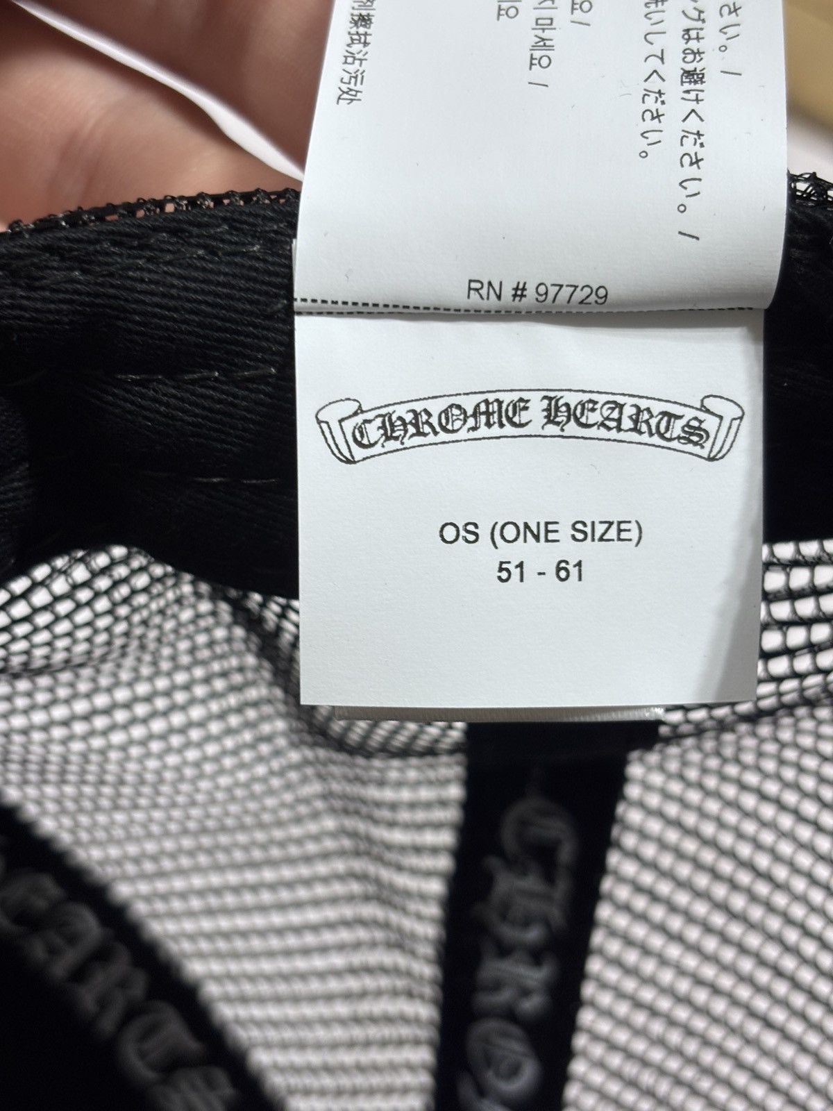 Chrome Hearts Chrome Hearts Triple Cross Patches Black Cap Size ONE SIZE - 10 Thumbnail