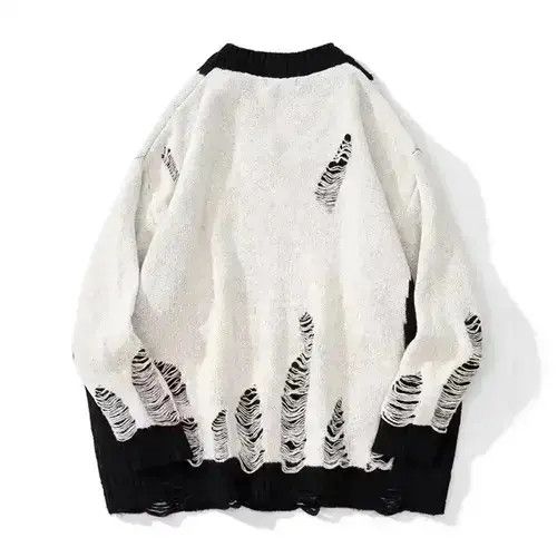 Vintage Grunge Distressed Punk Knit Sweater Size US XXL / EU 58 / 5 - 4 Thumbnail