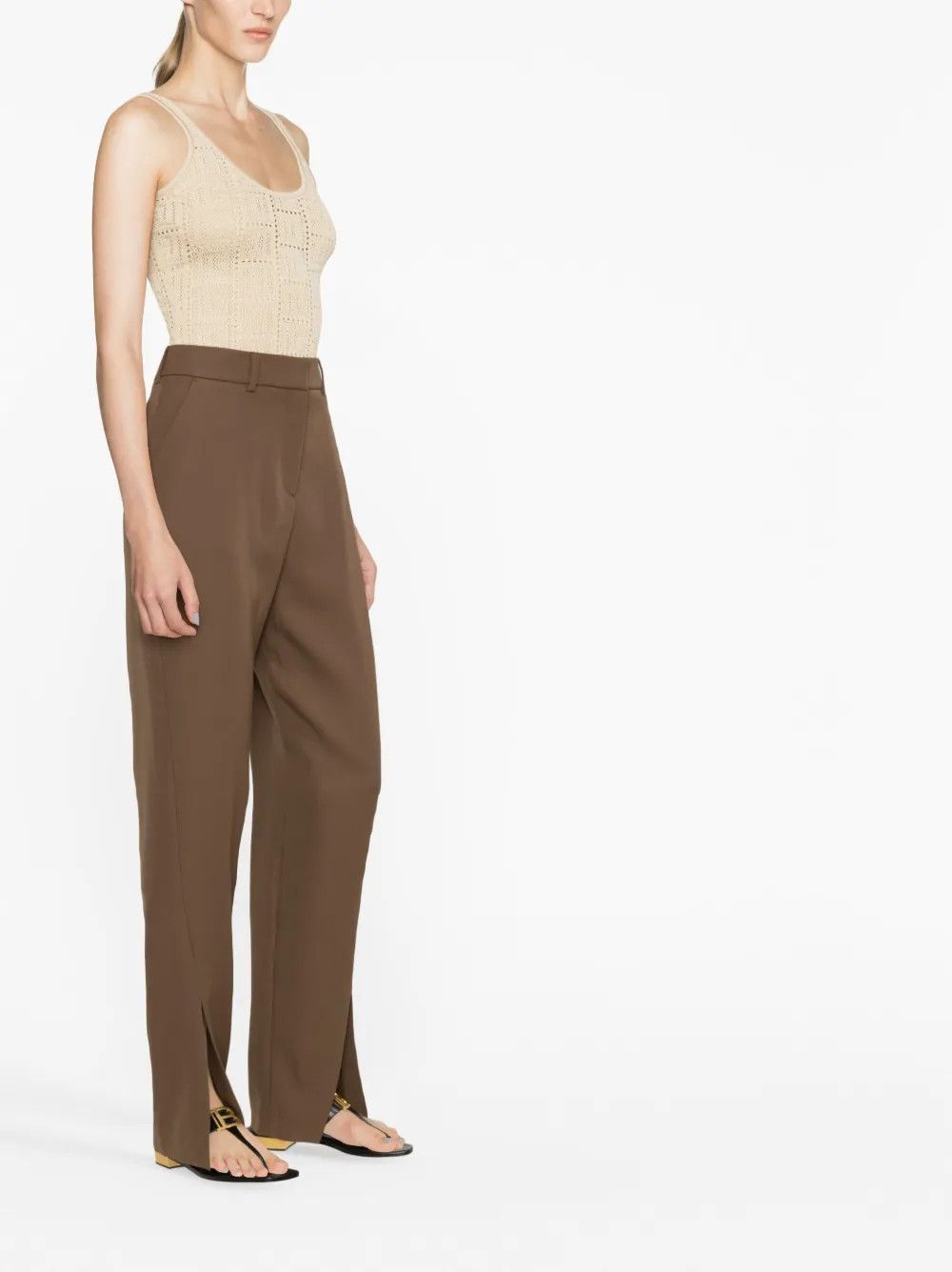 Balmain o1y0625 Casual Pant in Brown Size 30" / US 8 / IT 44 - 2 Thumbnail