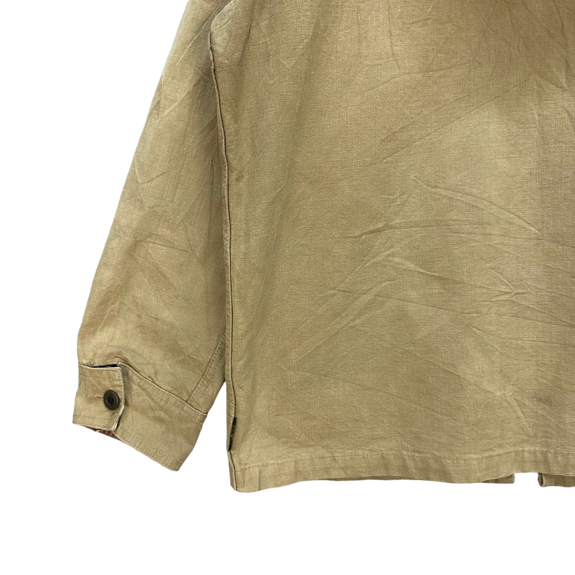 Japanese Brand GOWEST CAMO LINED HOODIE CHORE JACKET #7778-171 Size US M / EU 48-50 / 2 - 14 Thumbnail