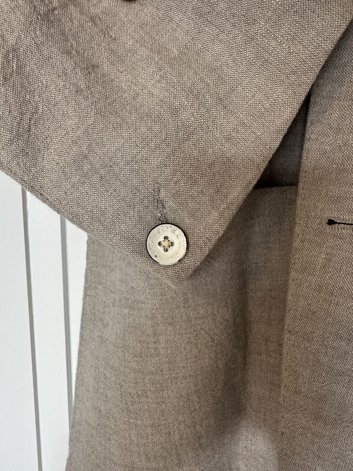 Rag & Bone Half-lined Notch Collar Linen Blazer Size 38R - 5 Thumbnail