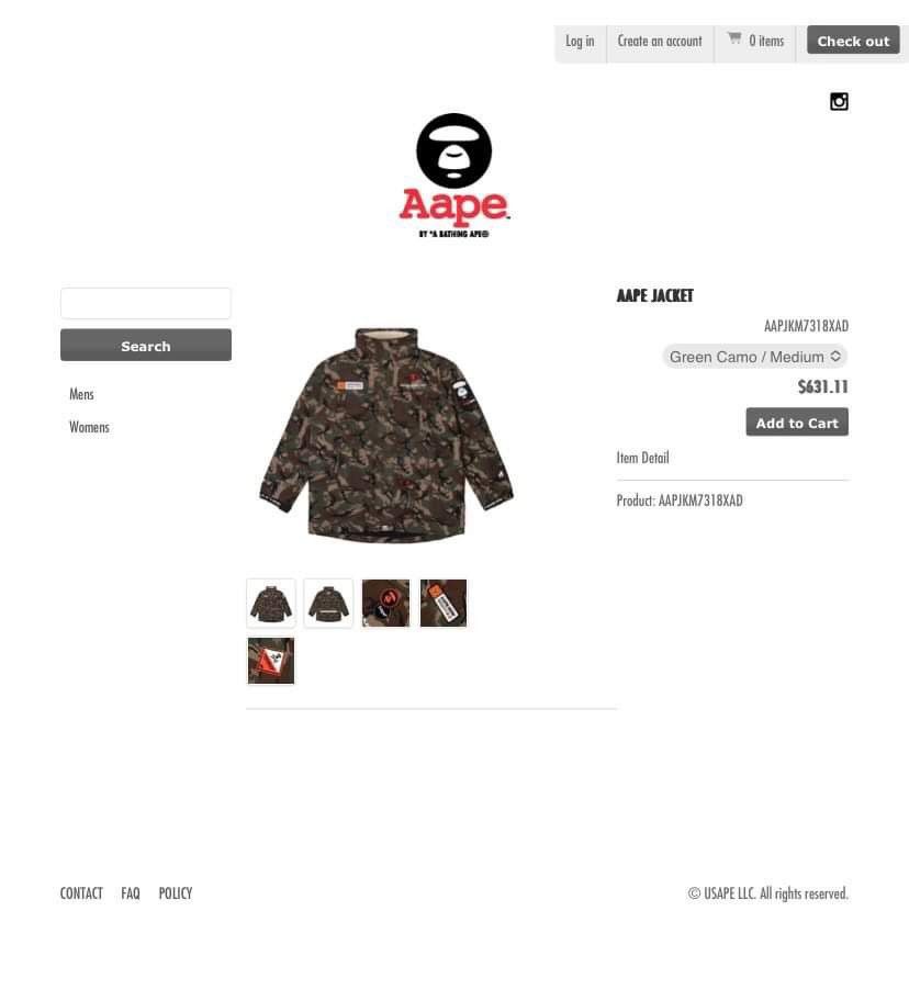 Aape AAPE Moon Face Camo Jacket Size US L / EU 52-54 / 3 - 3 Thumbnail