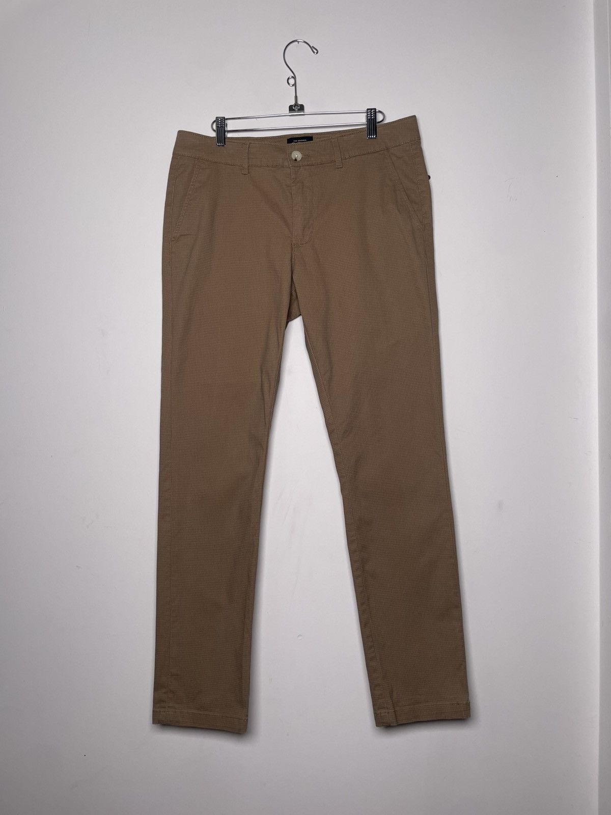 Ben Sherman Ben Sherman Slim Fit Stretch Chino Pants Beige 32x32 Size US 32 / EU 48 - 1 Thumbnail