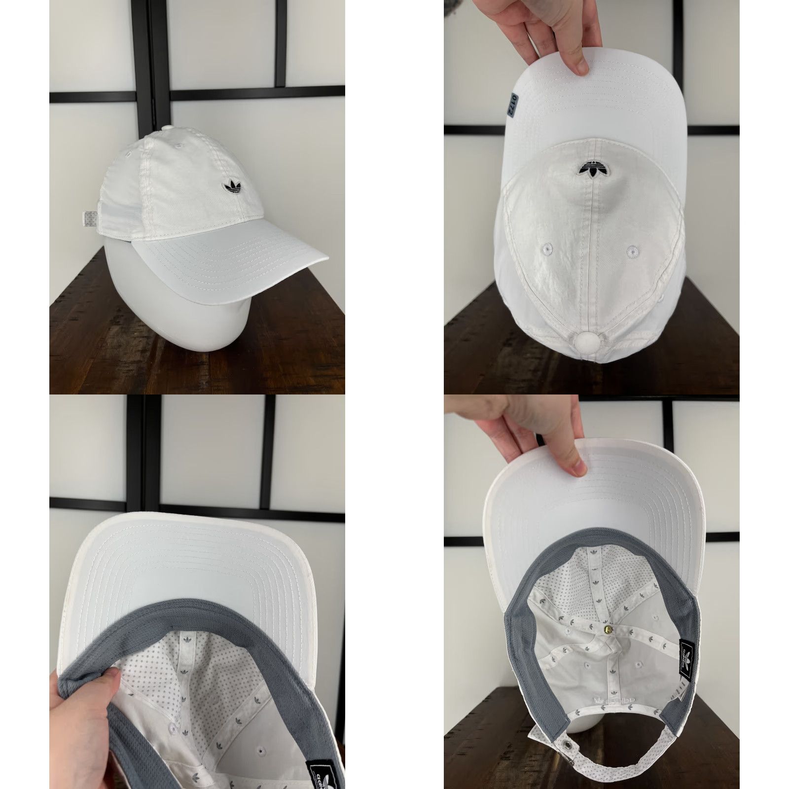 Adidas adidas Golf Hat Womens One Size White Logo Embroidered Adjustable 100% Nylon Sports Casual Size ONE SIZE - 8 Thumbnail
