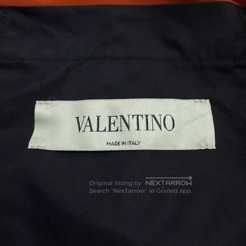 Valentino Valentino Co-printed dark blue bomber jacket Size US M / EU 48-50 / 2 - 2 Thumbnail