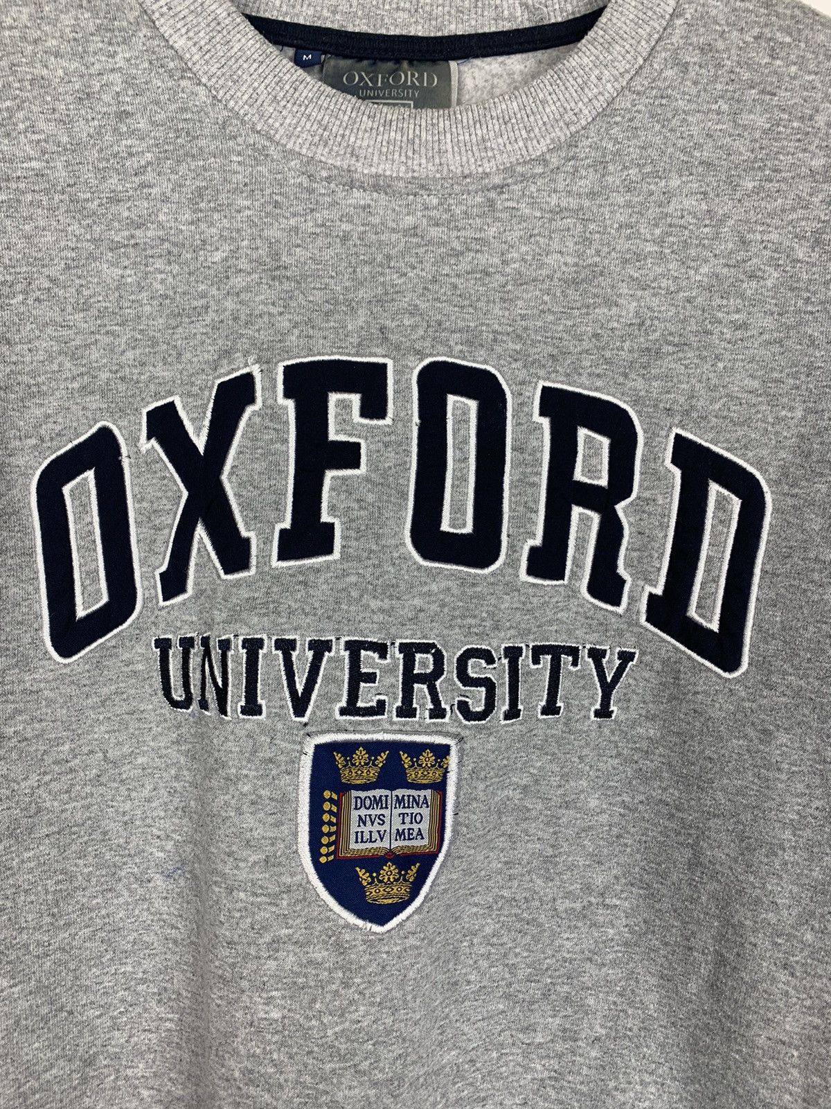Oxxford Clothes Oxford University Sweatshirt Crewneck Center Logo Gray M Size US M / EU 48-50 / 2 - 4 Thumbnail