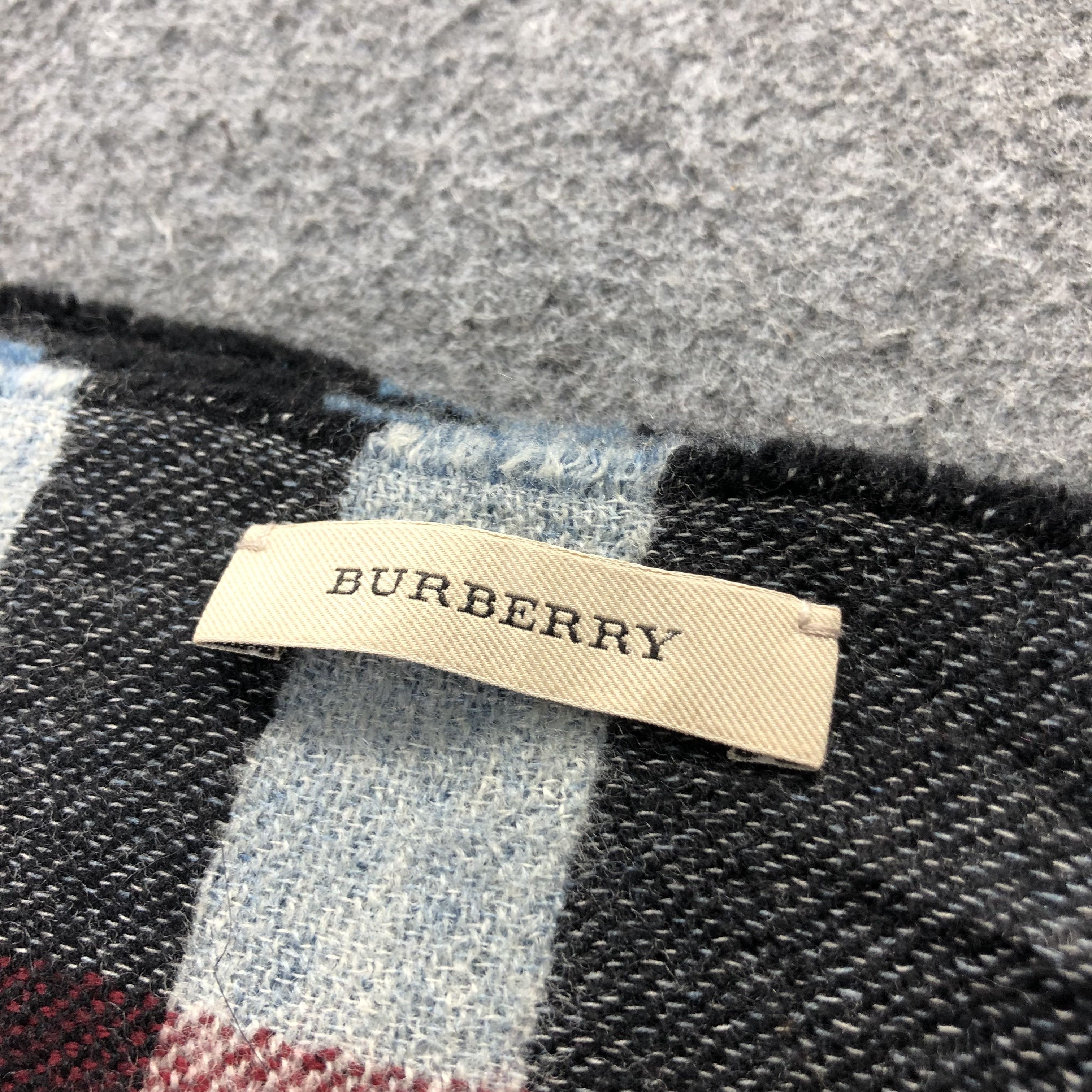 Burberry Burberry Nova Check Wool Scarf Muffler V602 Size ONE SIZE - 4 Thumbnail