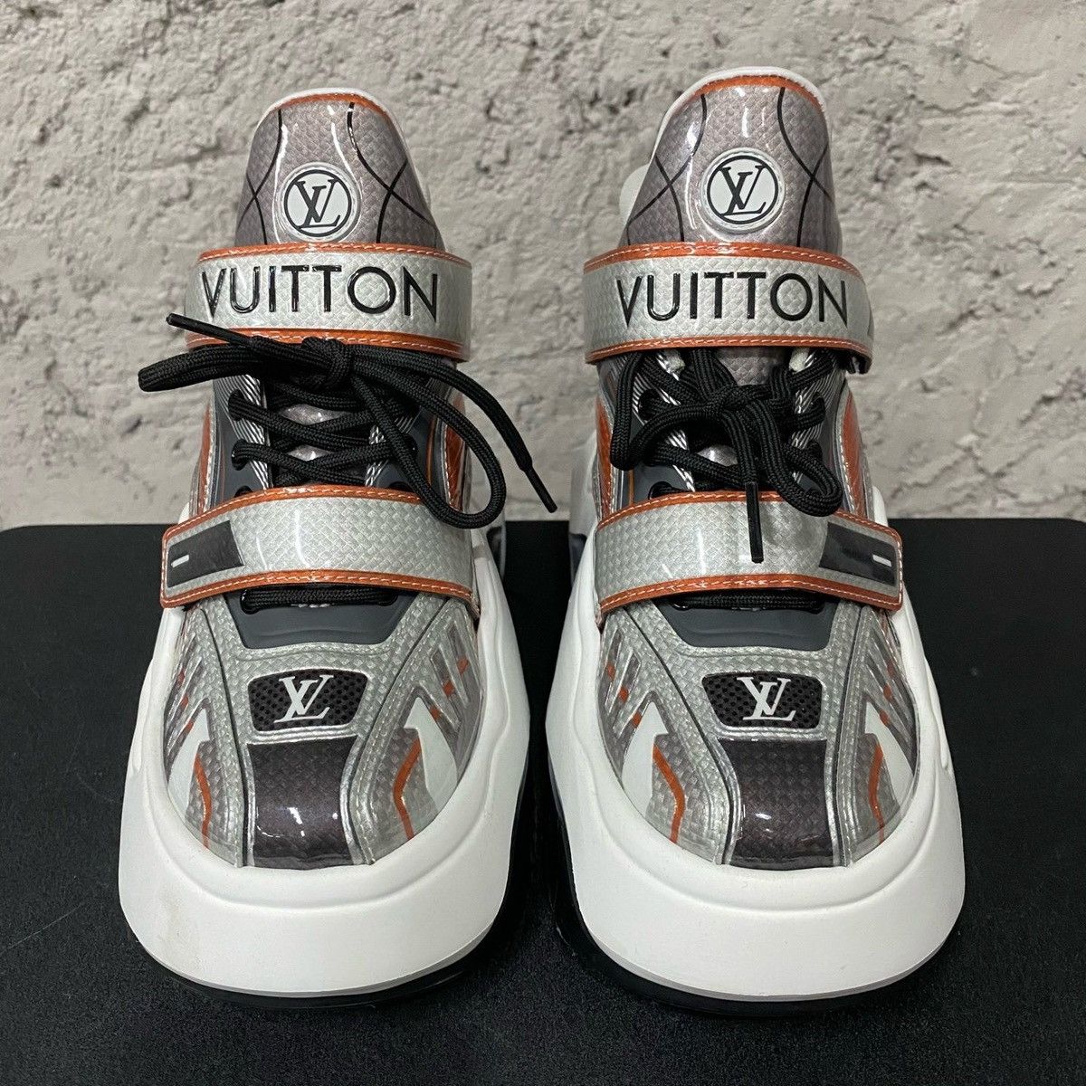 Louis Vuitton Metallic Calfskin Monogram LV Archlight 2.0 Platform Size US 6 / IT 36 - 7 Thumbnail