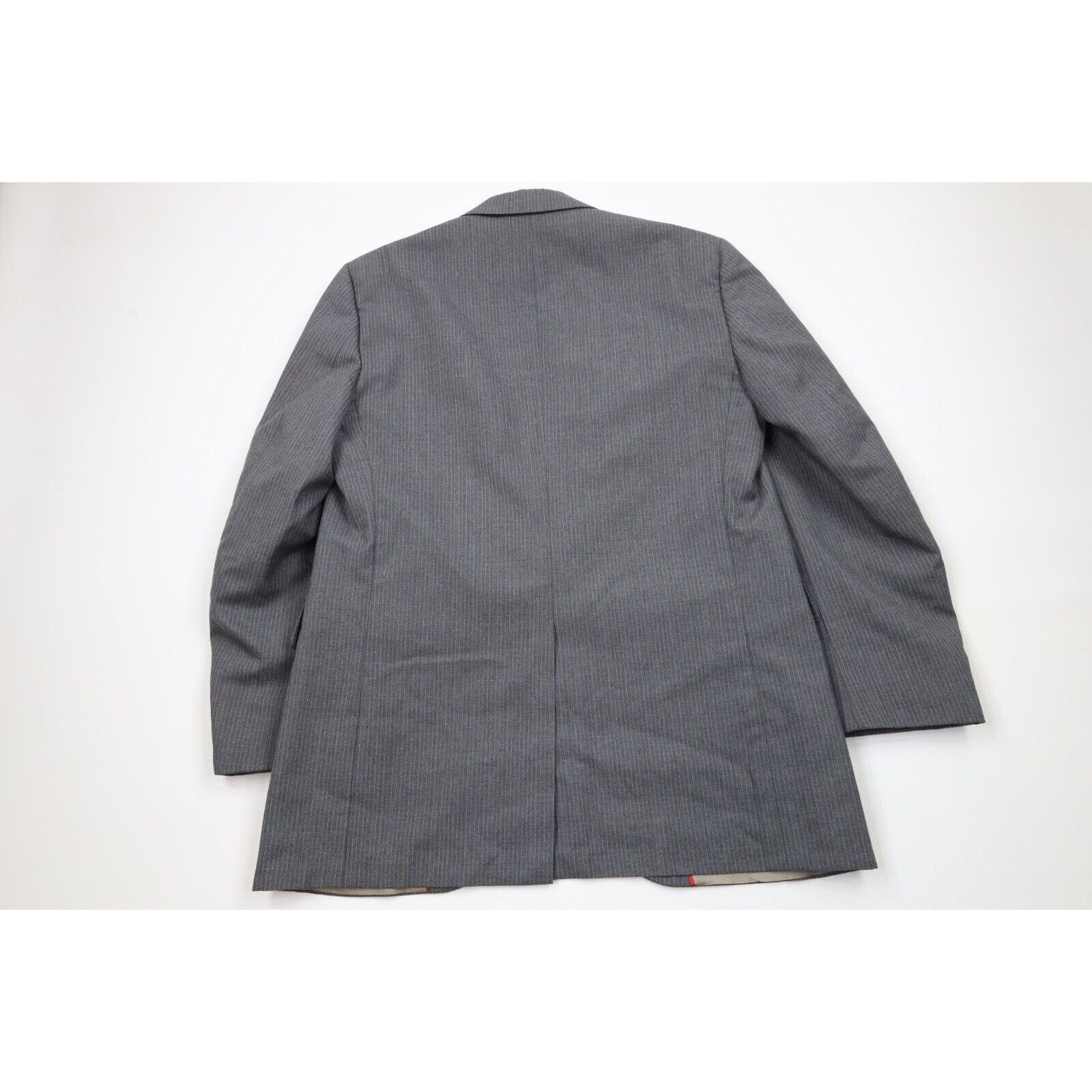 Vintage Vintage 80s 90s Streetwear Wool Pinstriped 3 Piece Suit Size 40R - 7 Thumbnail
