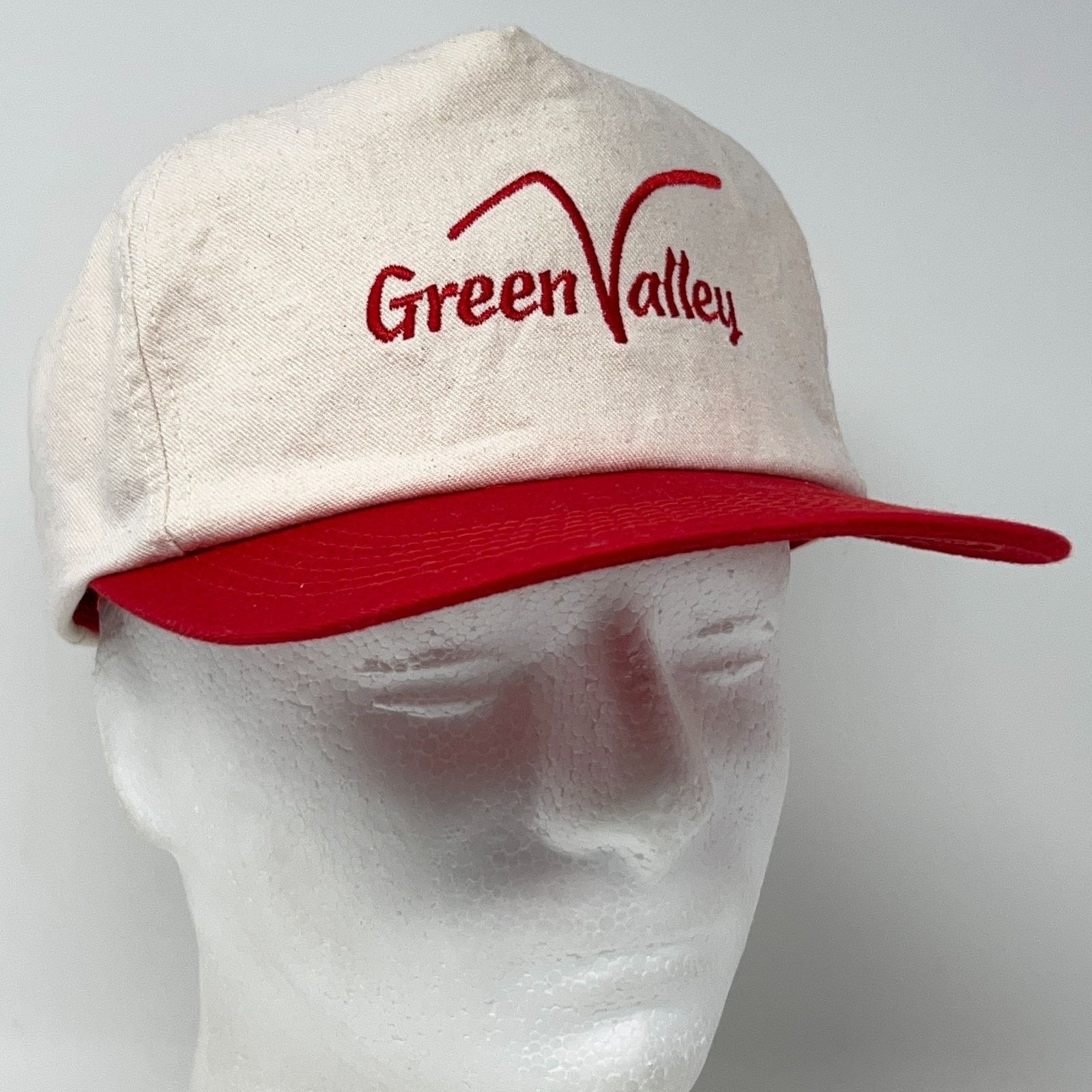 Vintage Vintage 90s Green Valley Golf Course Hat Cap Sioux City Red Size ONE SIZE - 10 Thumbnail