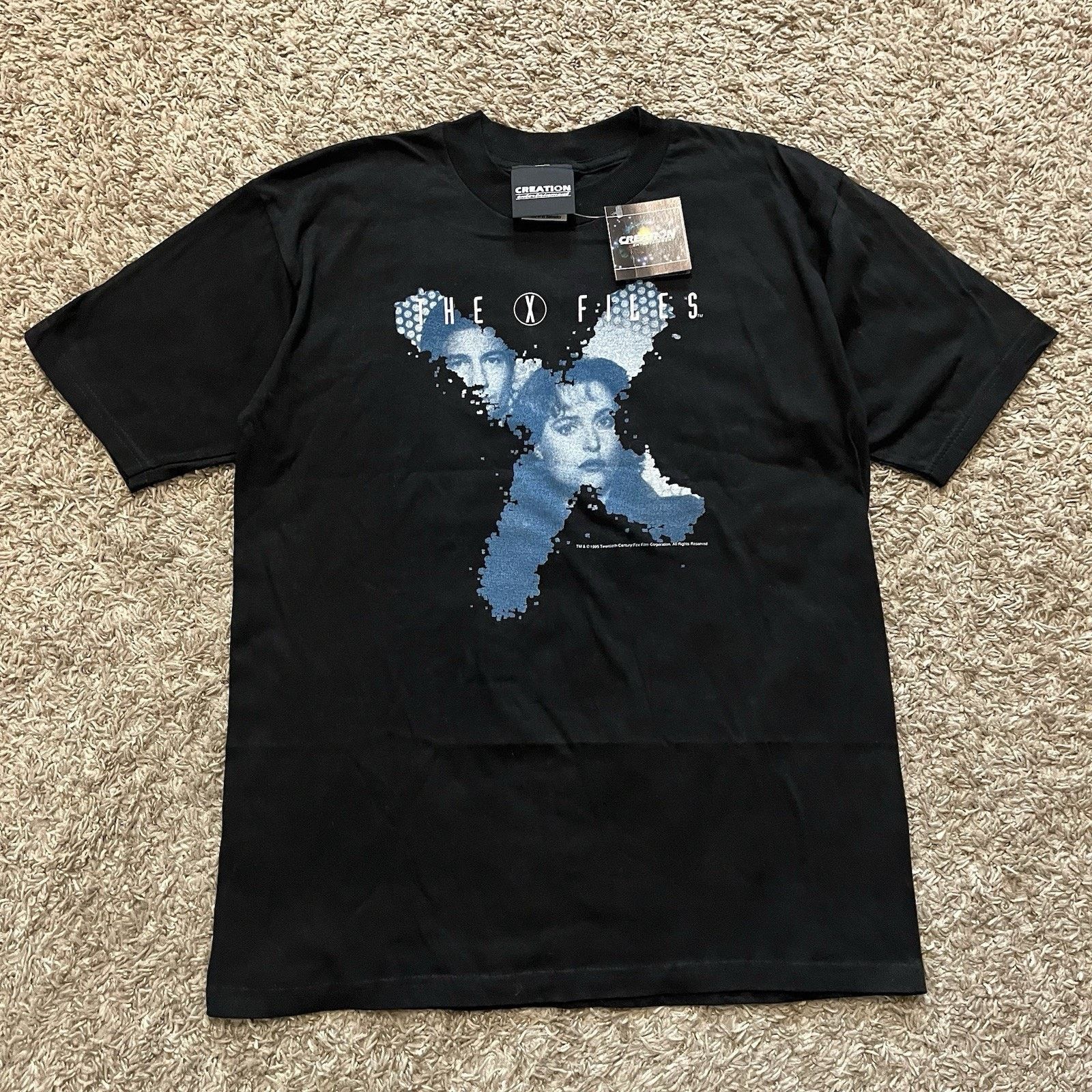 NEW Vintage 1995 The X Files Promo 90s Tee Shirt Medium