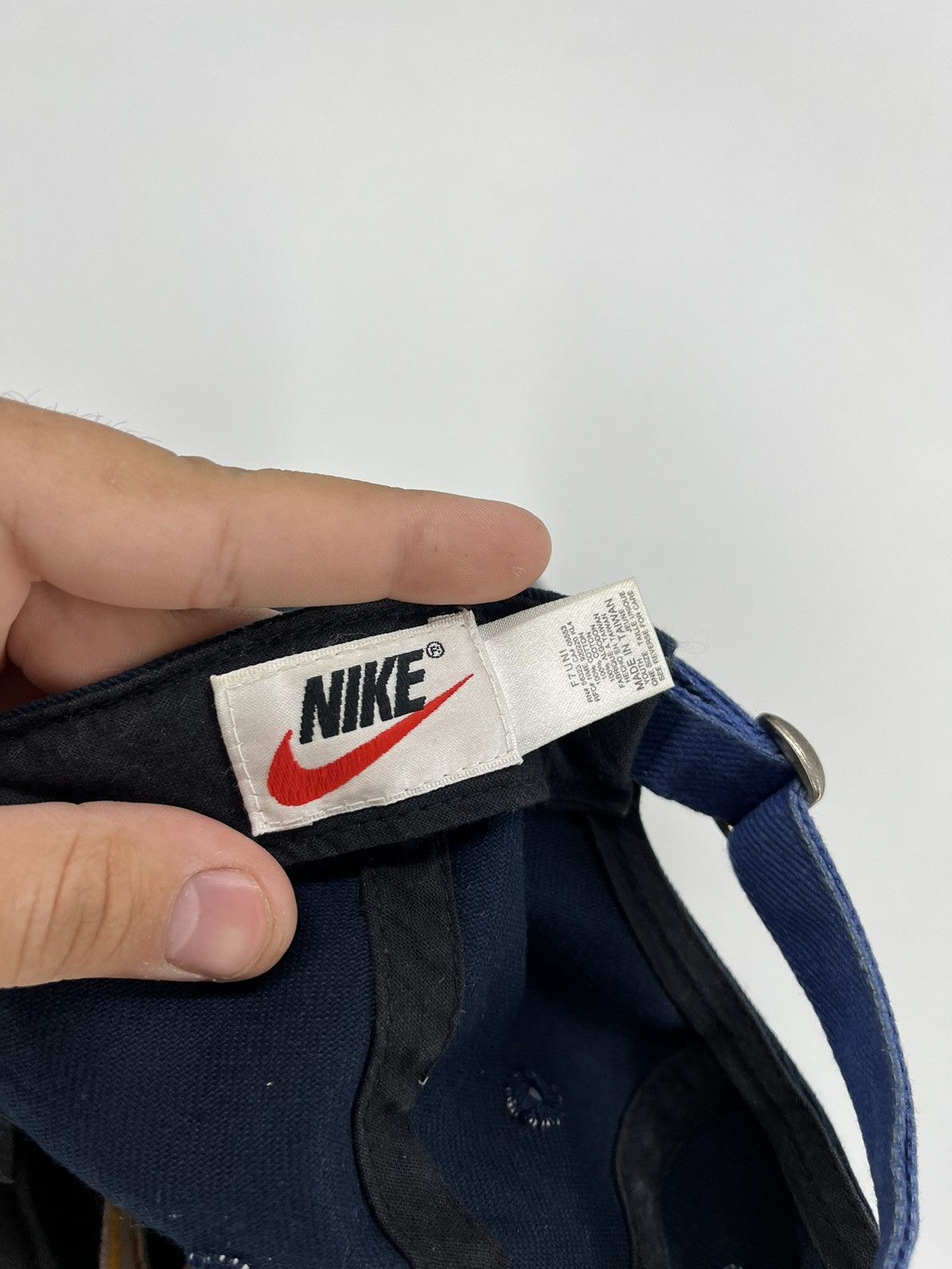 Nike × Vintage Nike 90s Vintage Hat Cap Swoosh Streetwear Hype Size ONE SIZE - 6 Thumbnail