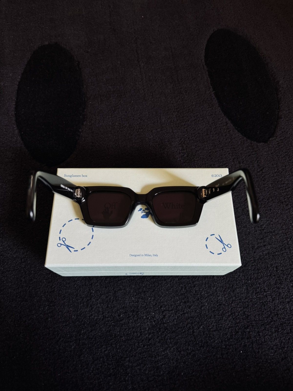 Off-White × Virgil Abloh RARE Rose Tinted Black/Black Off White Virgil Sunglasses Size ONE SIZE - 4 Thumbnail