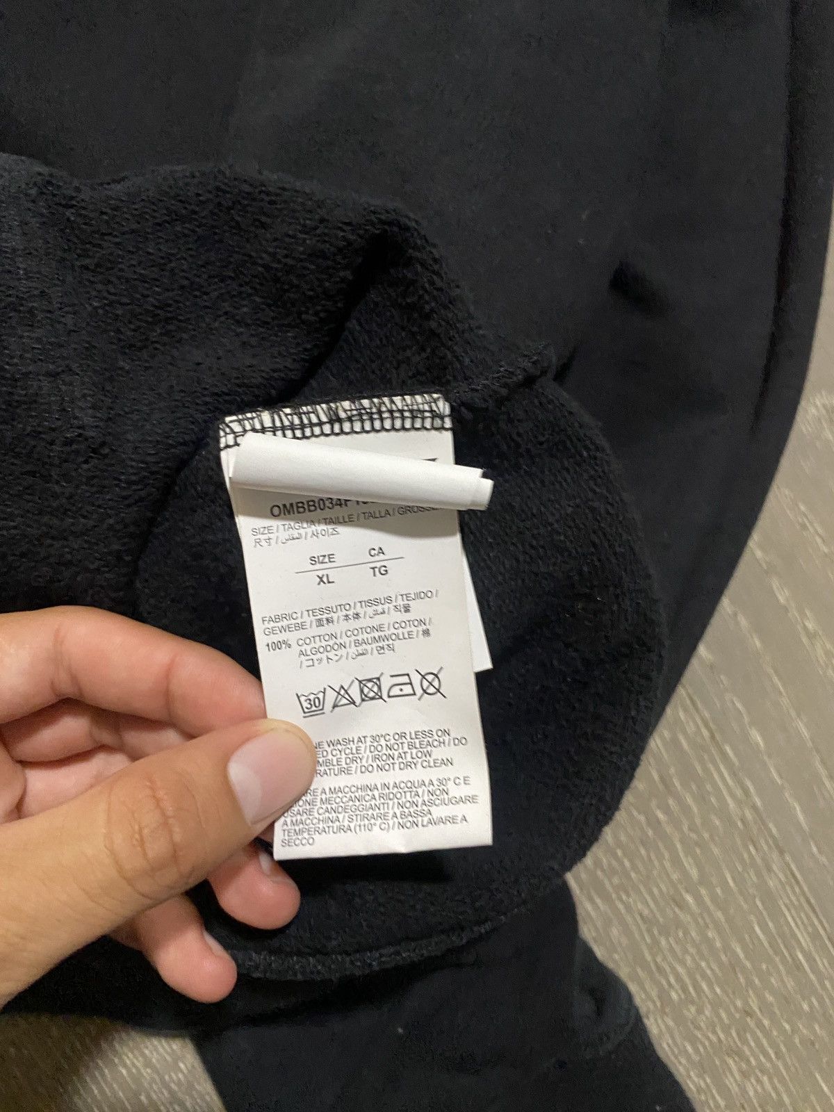 Off-White Off White Acrylic Arrows Layered Hoodie Size US L / EU 52-54 / 3 - 6 Thumbnail