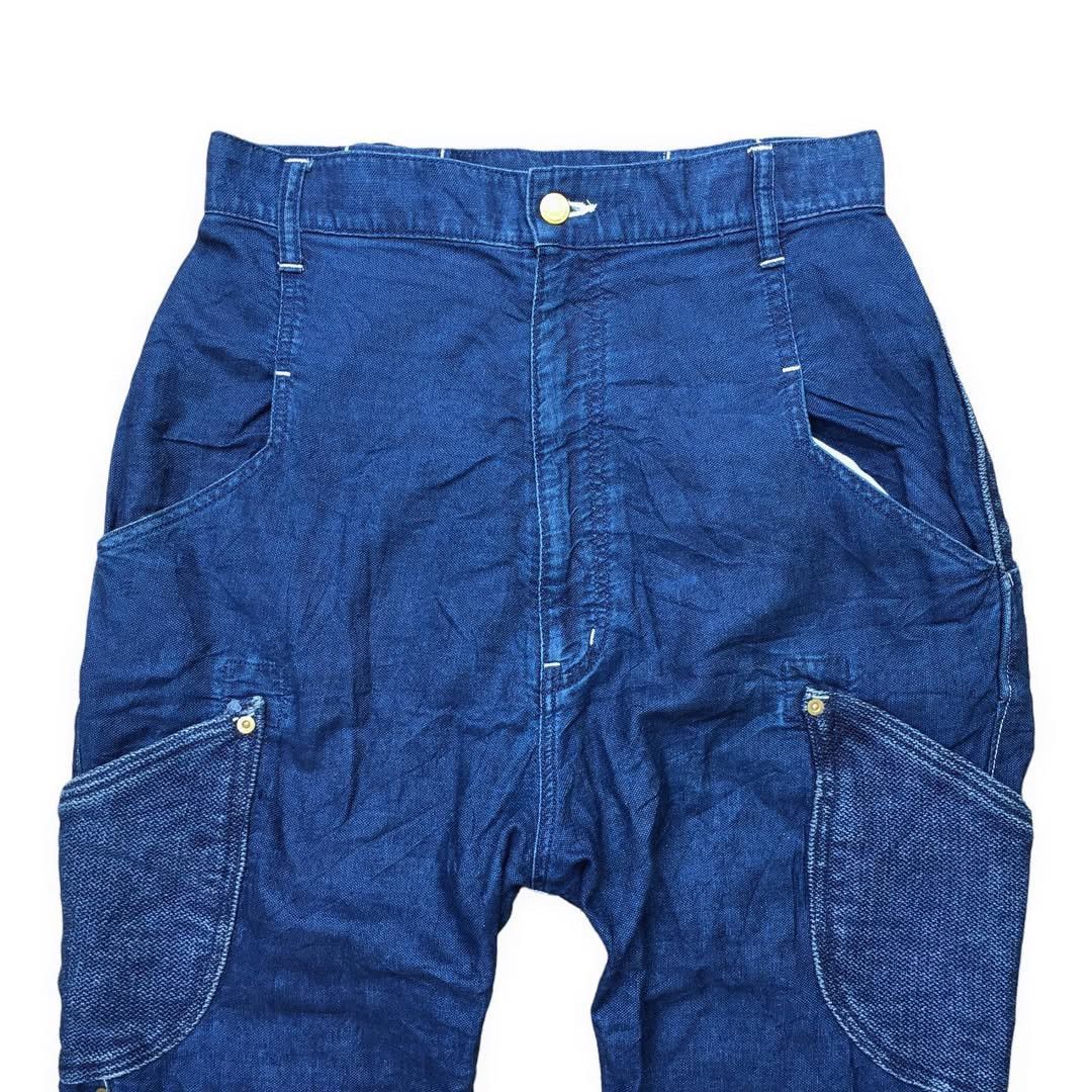 Issey Miyake × mercibeaucoup Issey Miyake Mercibeaucoup Sarouel Indigo Trousers Size US 32 / EU 48 - 2 Thumbnail