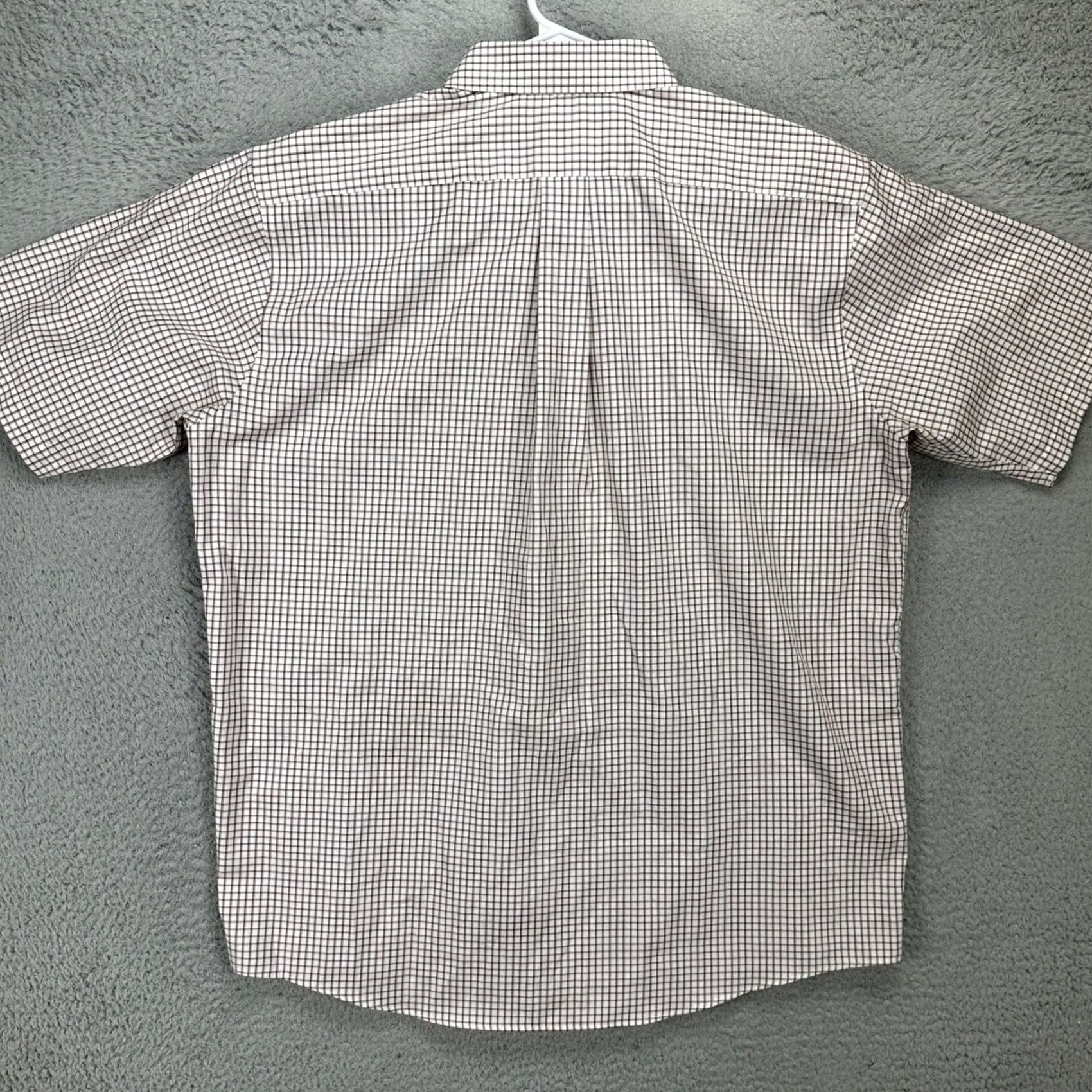 Vintage VINTAGE L.L. Bean Shirt Button Down Men Large Red White Plaid Short Sleeve Pocket Cotton Size US L / EU 52-54 / 3 - 2 Thumbnail