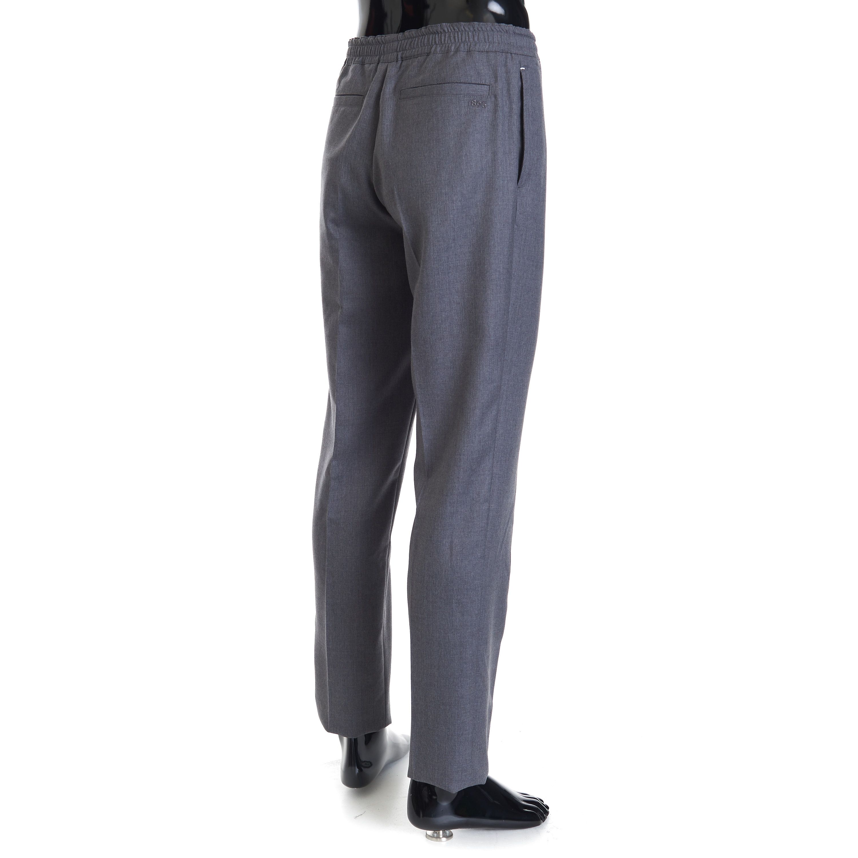 Berluti Drawstring Trousers In Grey Double Face Wool Size US 30 / EU 46 - 6 Thumbnail