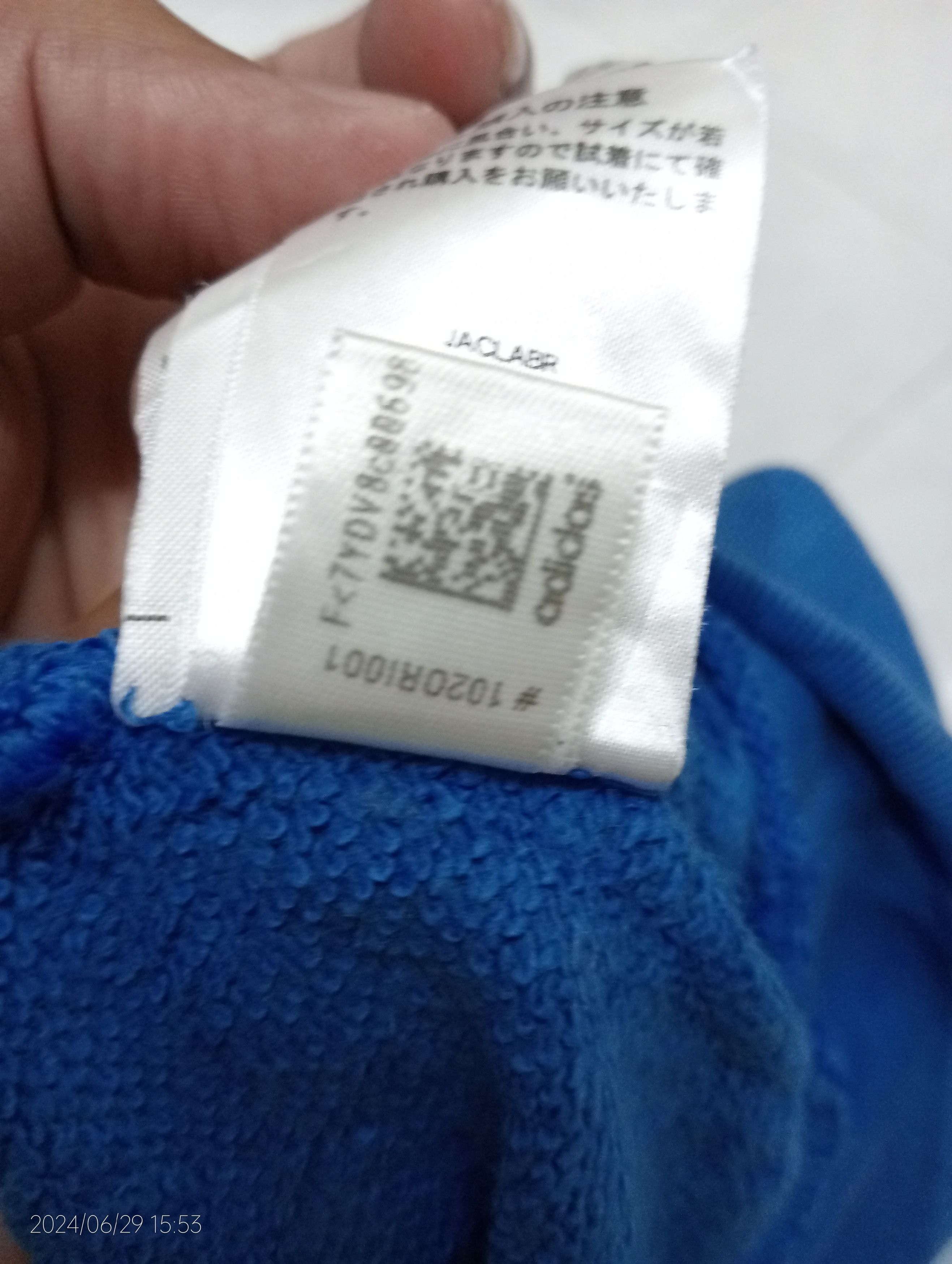 Adidas Adidas Trefoil Big Logo Blue Pullover Hoodie Size US M / EU 48-50 / 2 - 2 Thumbnail